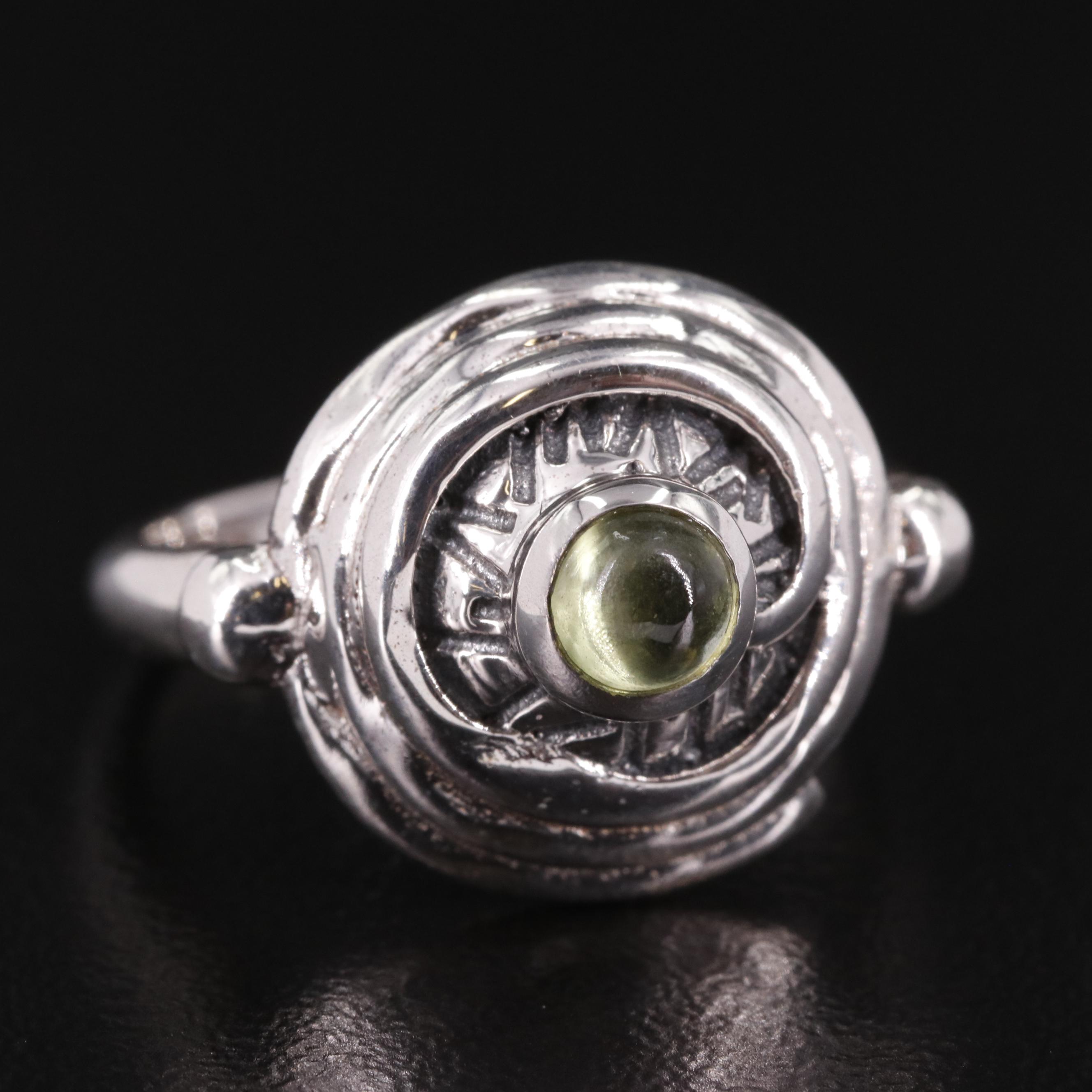 Sterling Peridot Ring