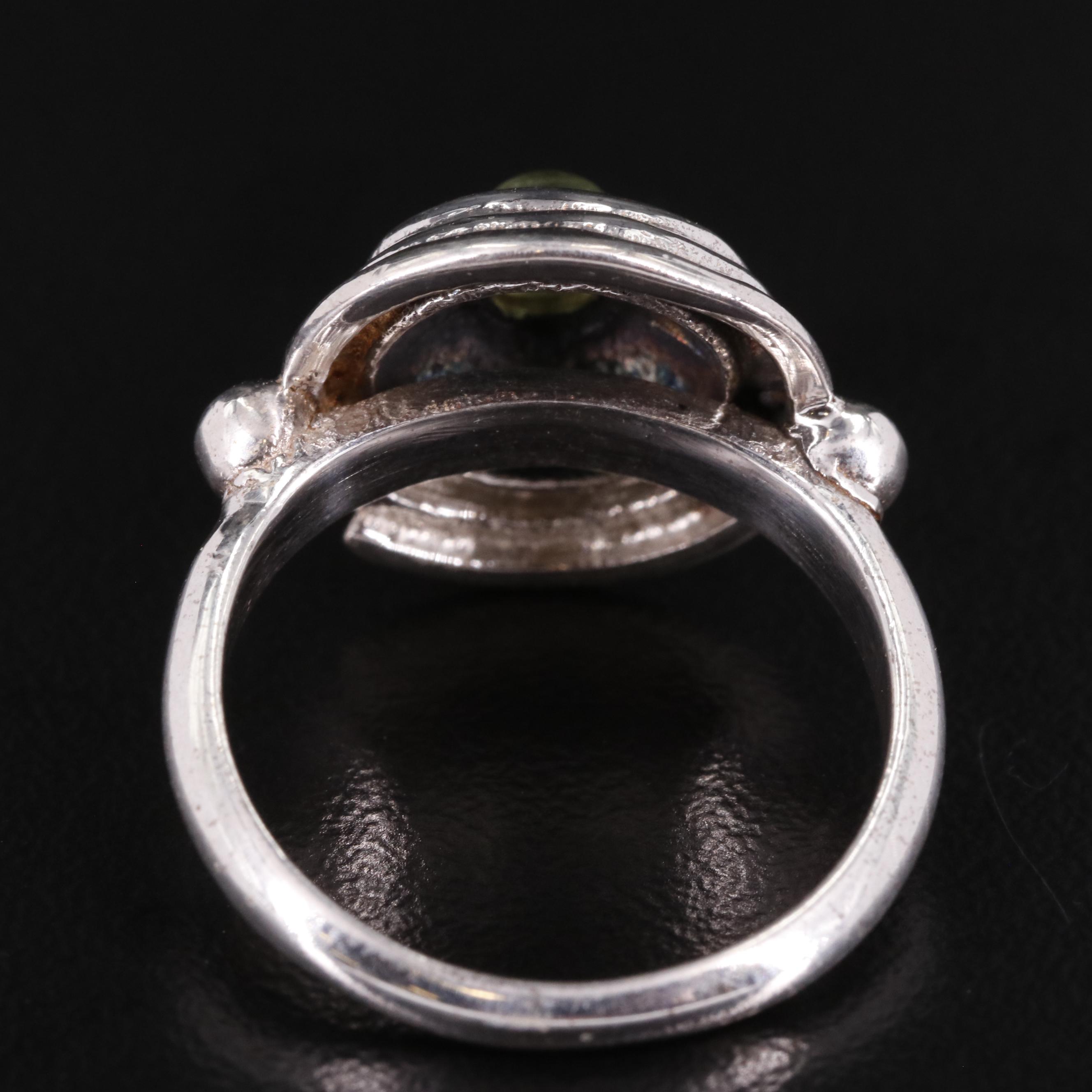 Sterling Peridot Ring