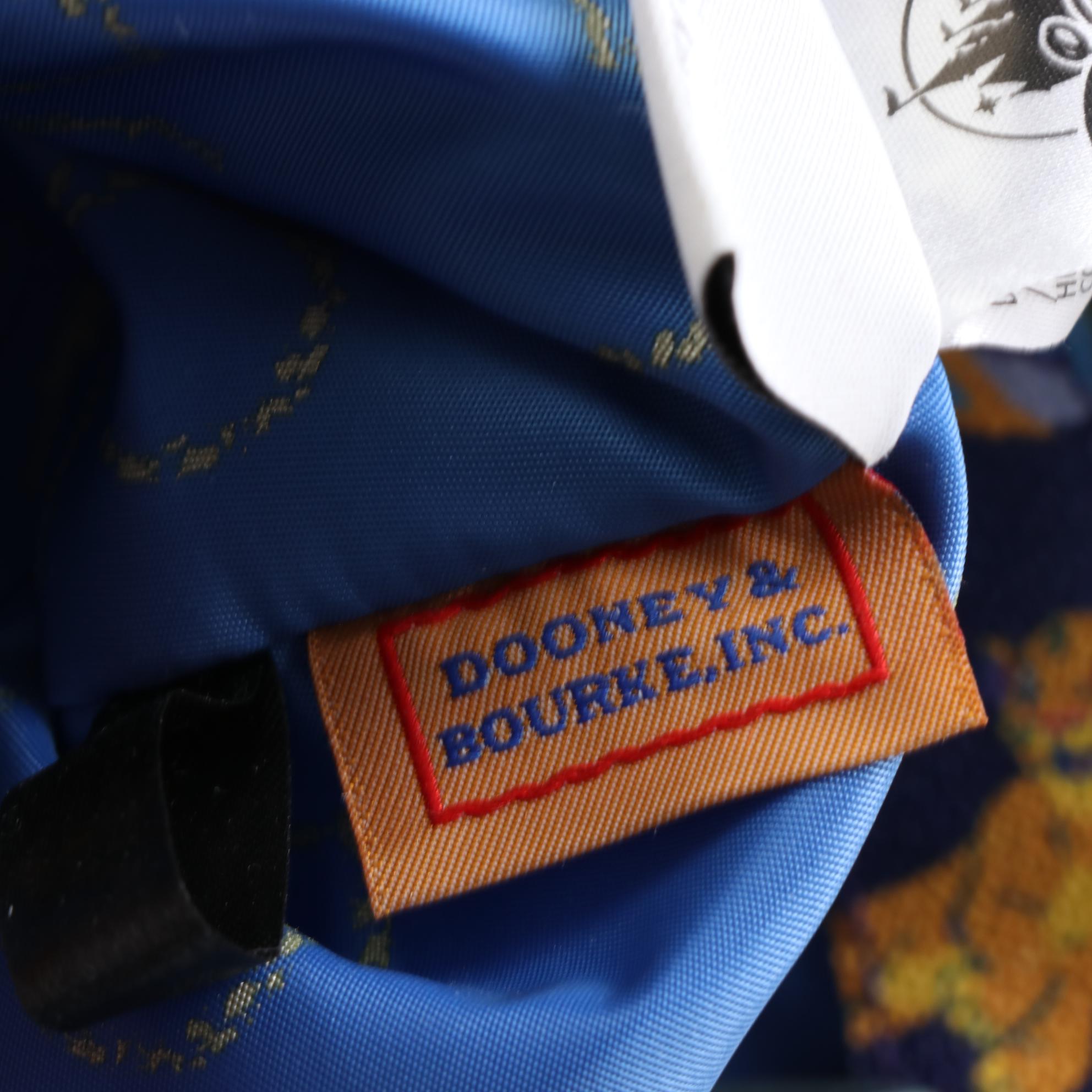 Dooney & Bourke Disney Celebration Print Satchel in Coated Canvas and Leather