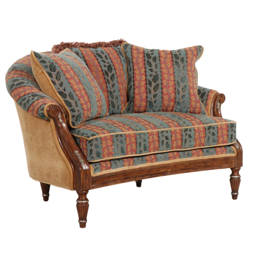 Jeffco Neoclassical Style Custom-Upholstered Settee