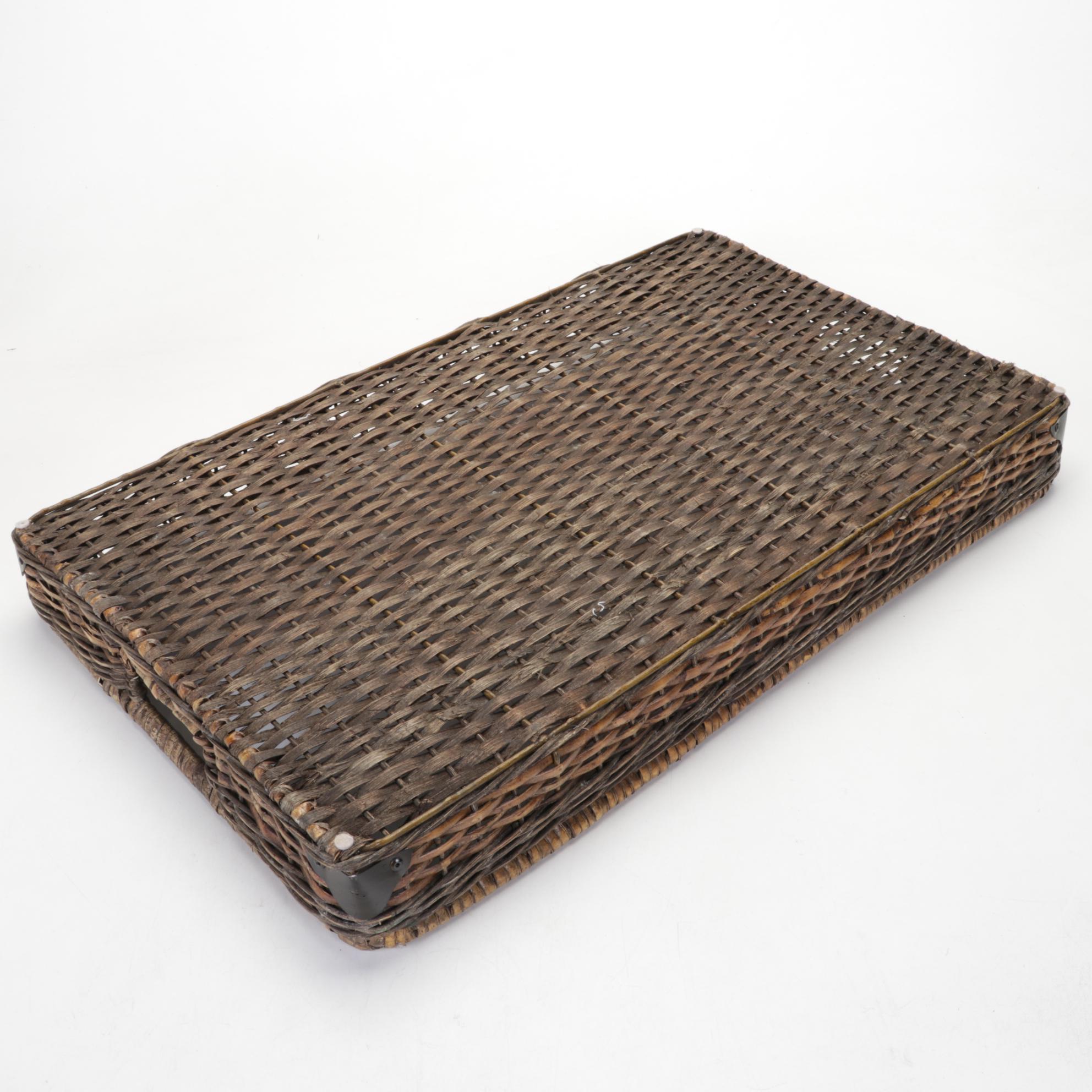 Brushed Nickel and Mica Table Lamp With Pottery Barn Decorator Pillows, More