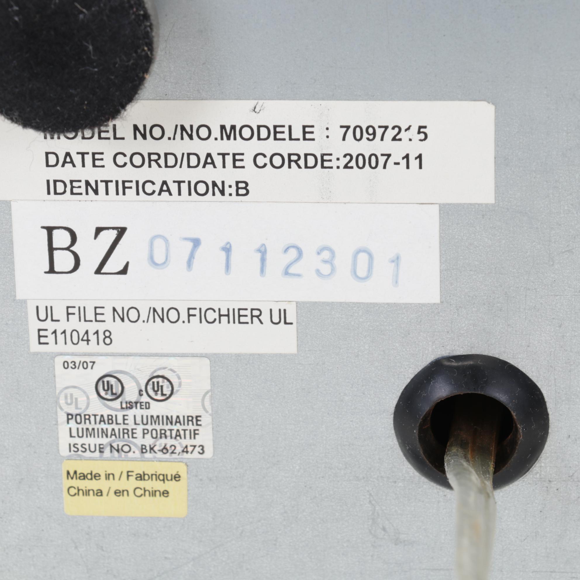 Brushed Nickel and Mica Table Lamp With Pottery Barn Decorator Pillows, More