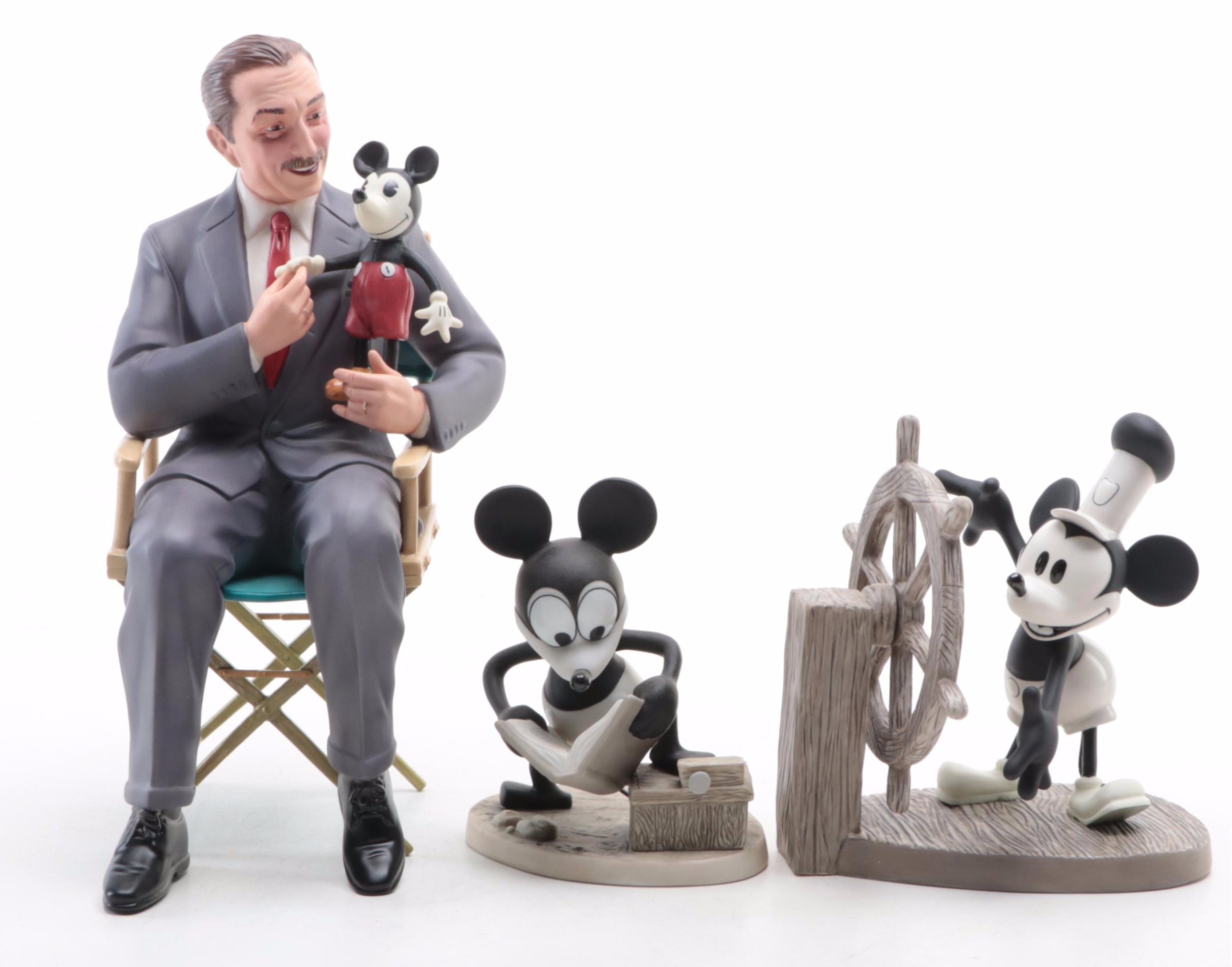 Walt Disney Collectors Society "Steamboat Willie" and More Disney Figurines