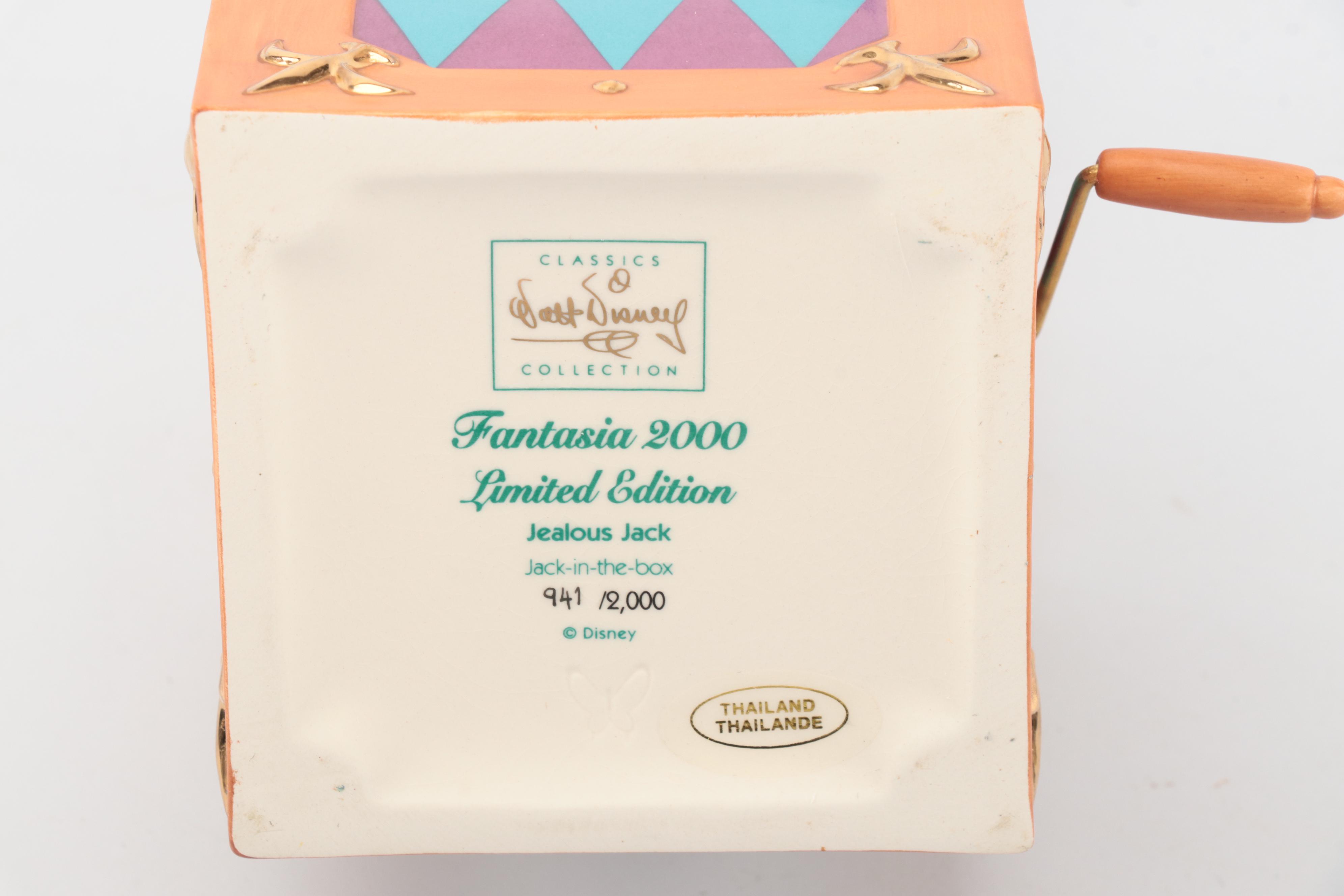 Walt Disney Classics Fantasia 2000 "A Gift of Love" and "Jealous Jack" Figurines