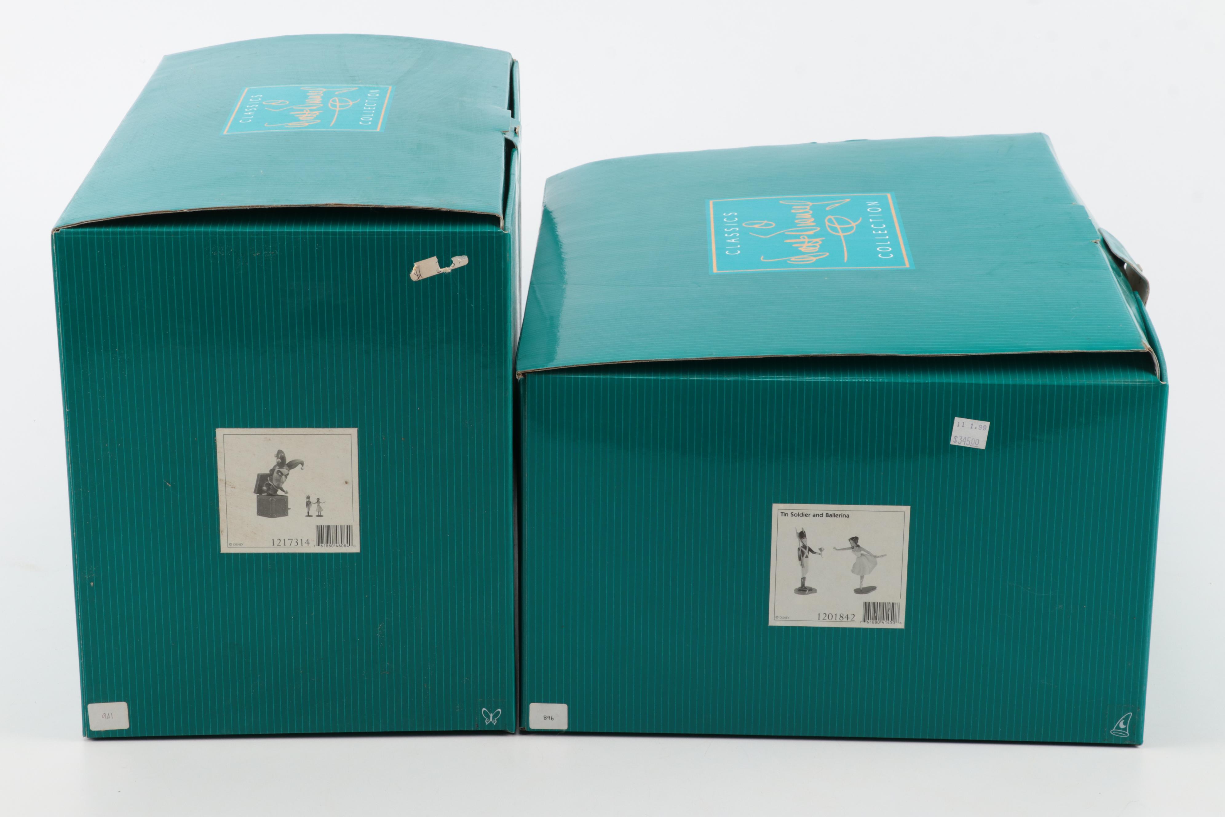 Walt Disney Classics Fantasia 2000 "A Gift of Love" and "Jealous Jack" Figurines