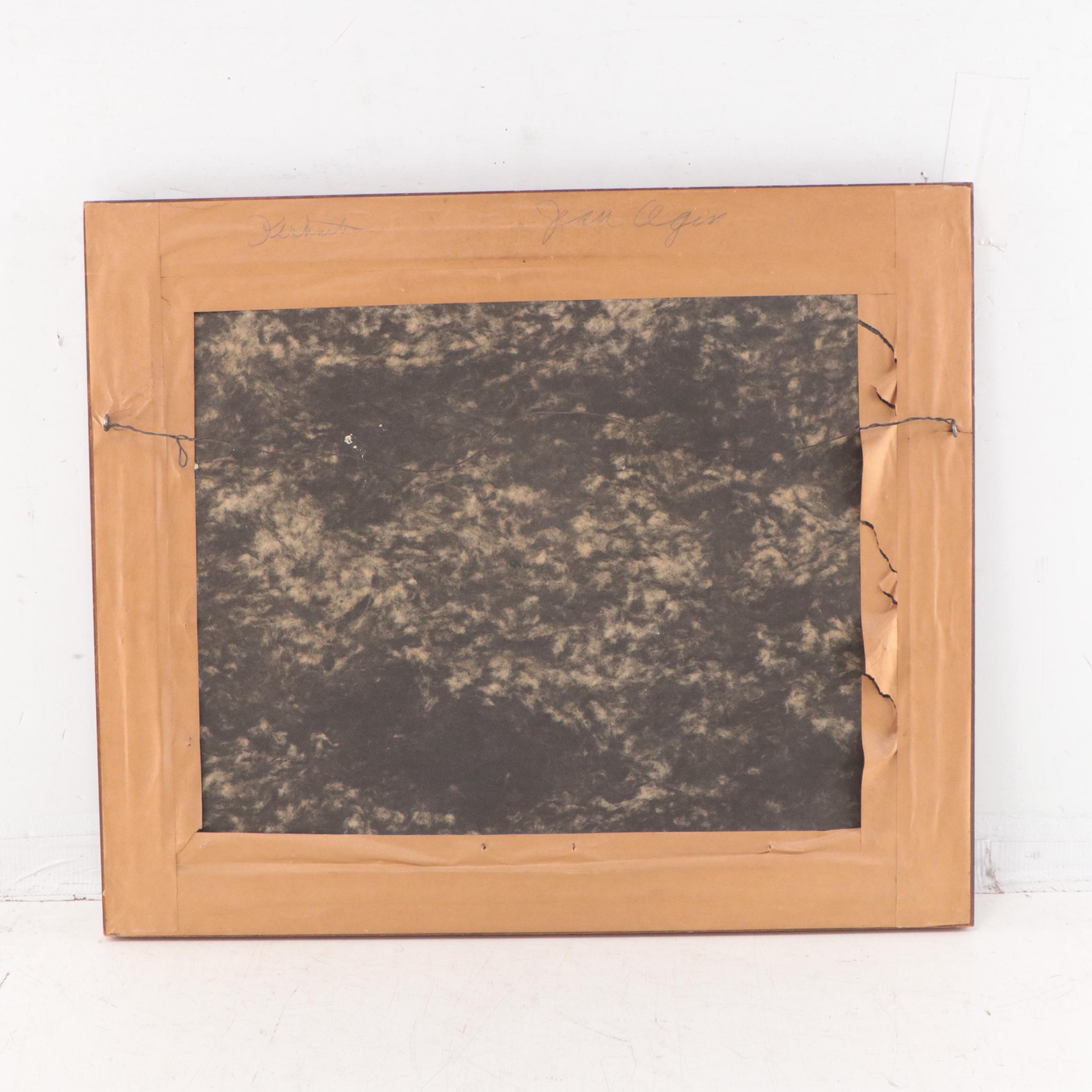 P. Rigge Landscape Oil Painting, Mid-20th Century