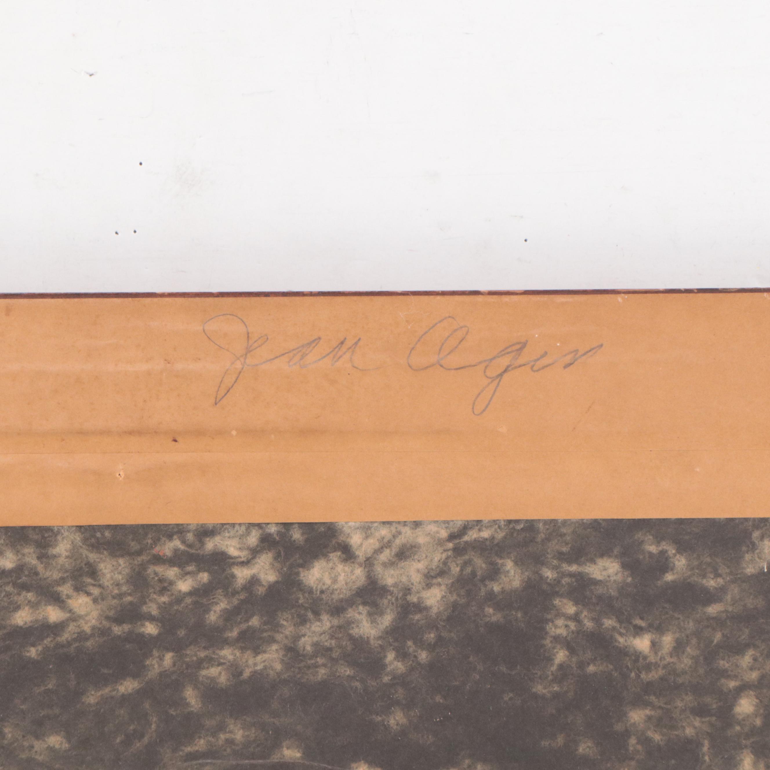 P. Rigge Landscape Oil Painting, Mid-20th Century