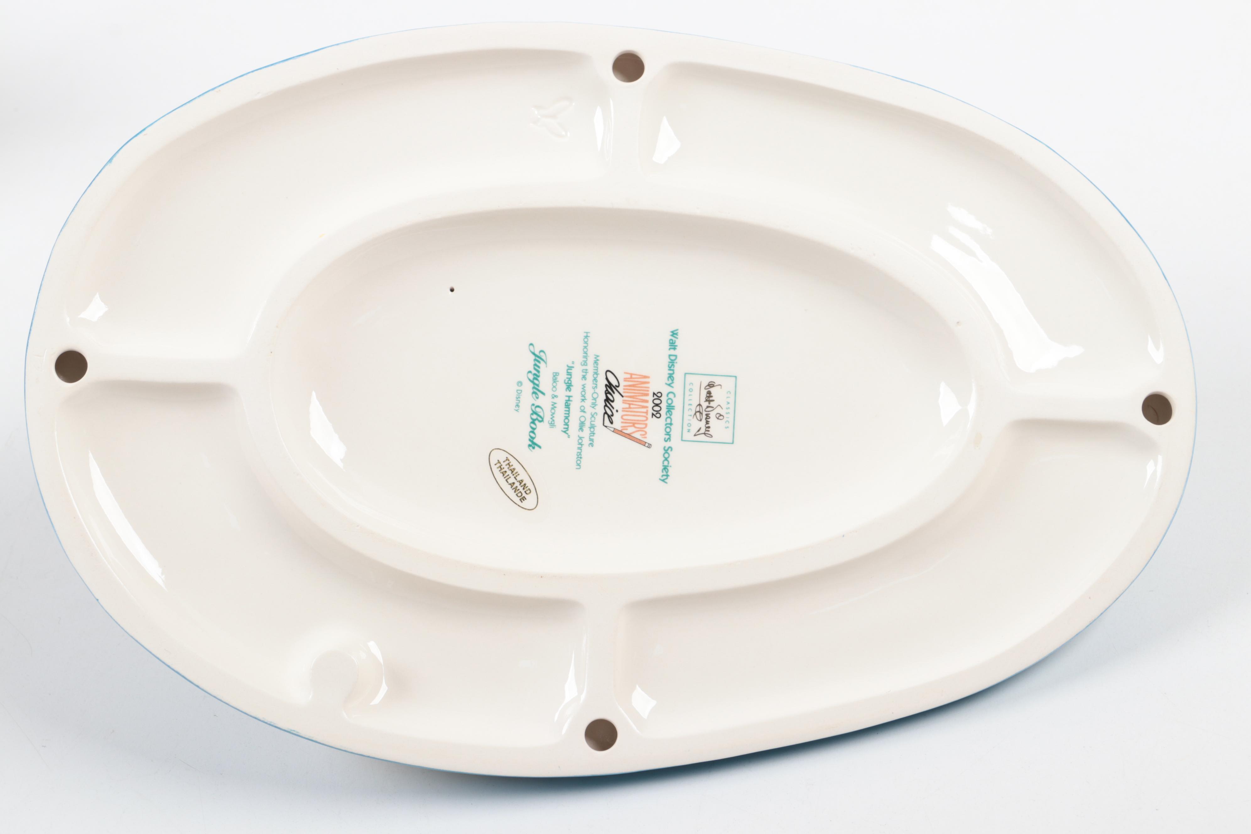 Disney Classics Collection "Baloo & Mowgli" and "Hathi, Jr." Ceramic Figurines