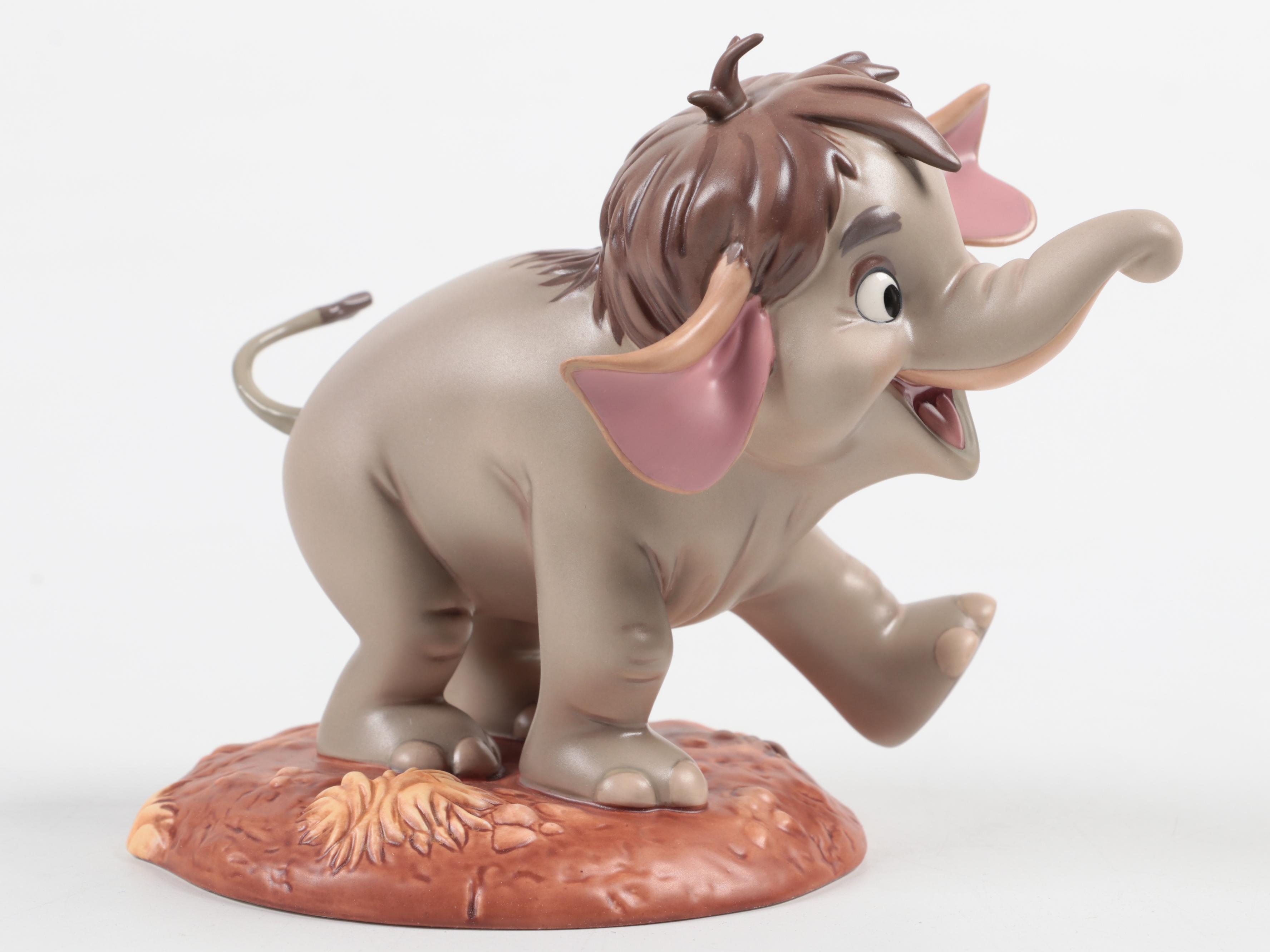 Disney Classics Collection "Baloo & Mowgli" and "Hathi, Jr." Ceramic Figurines