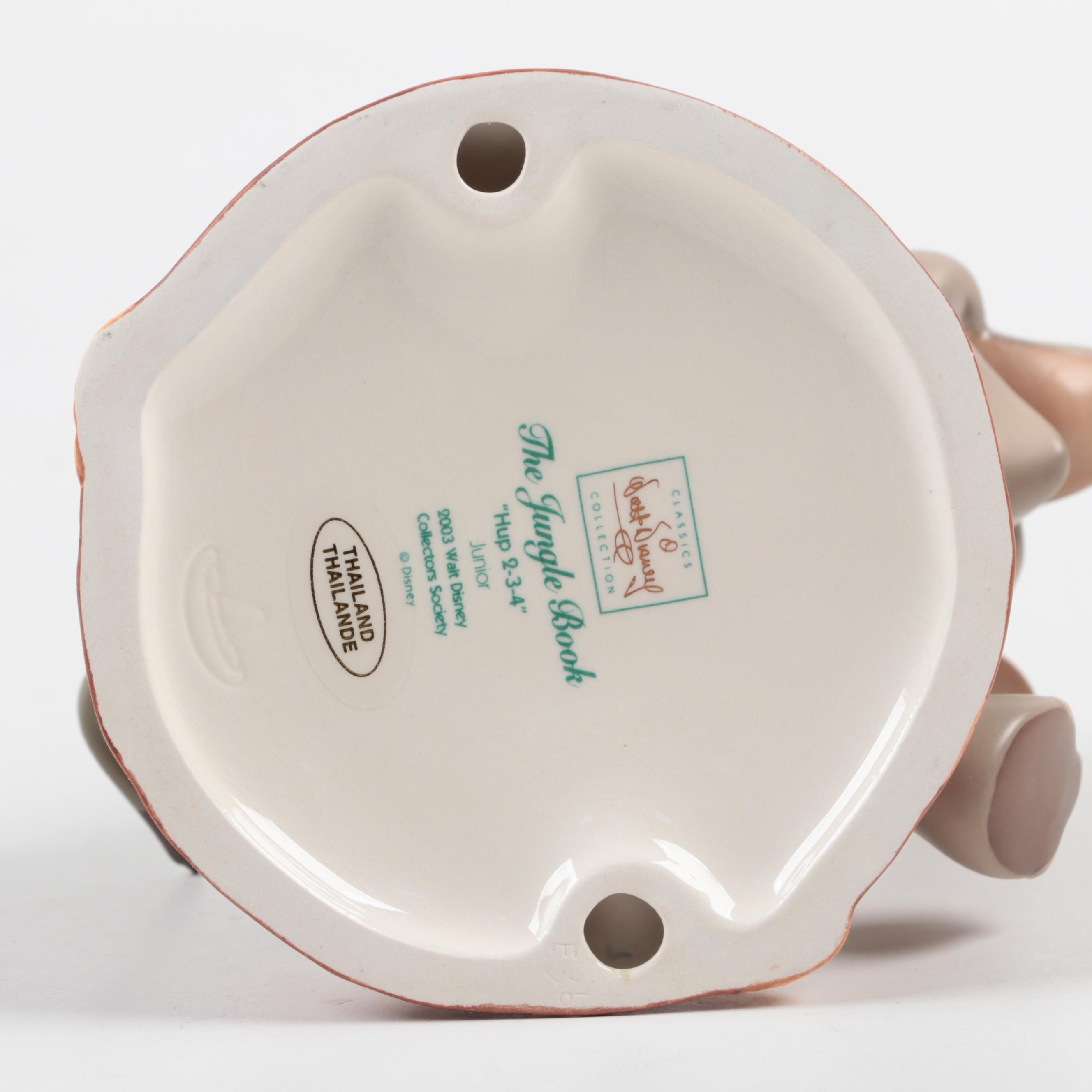 Disney Classics Collection "Baloo & Mowgli" and "Hathi, Jr." Ceramic Figurines