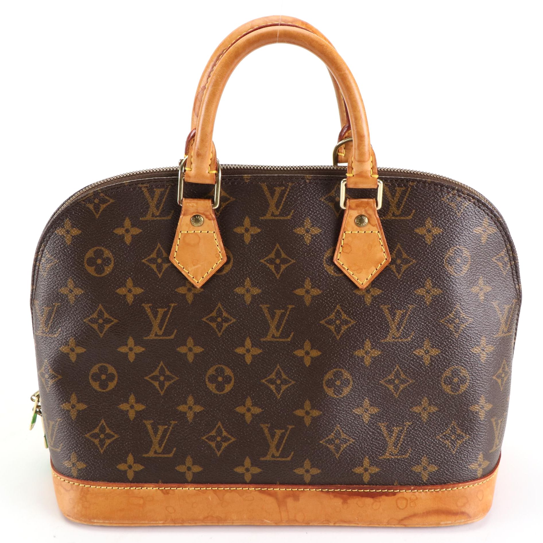 Louis Vuitton Alma PM Satchel in Monogram Canvas and Vachetta Leather