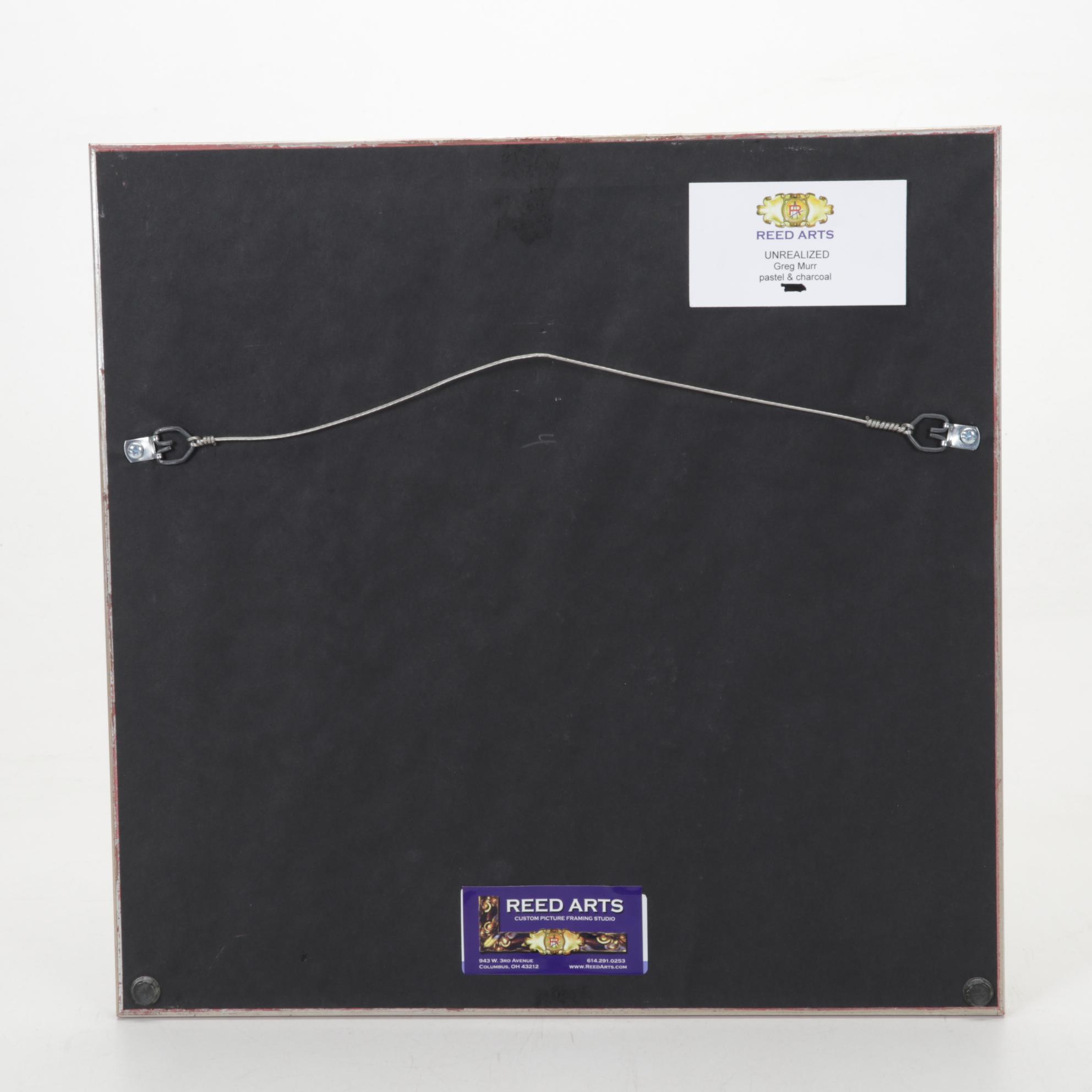 Greg Murr Pastel and Charcoal Drawing "Unrealized," 1999