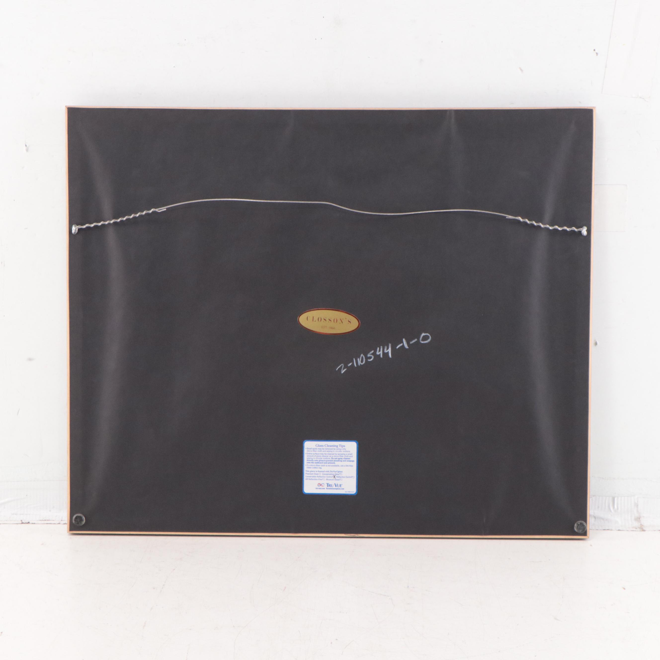 John Stobart Offset Lithograph "Portsmouth, c. 1860," Late 20th Century