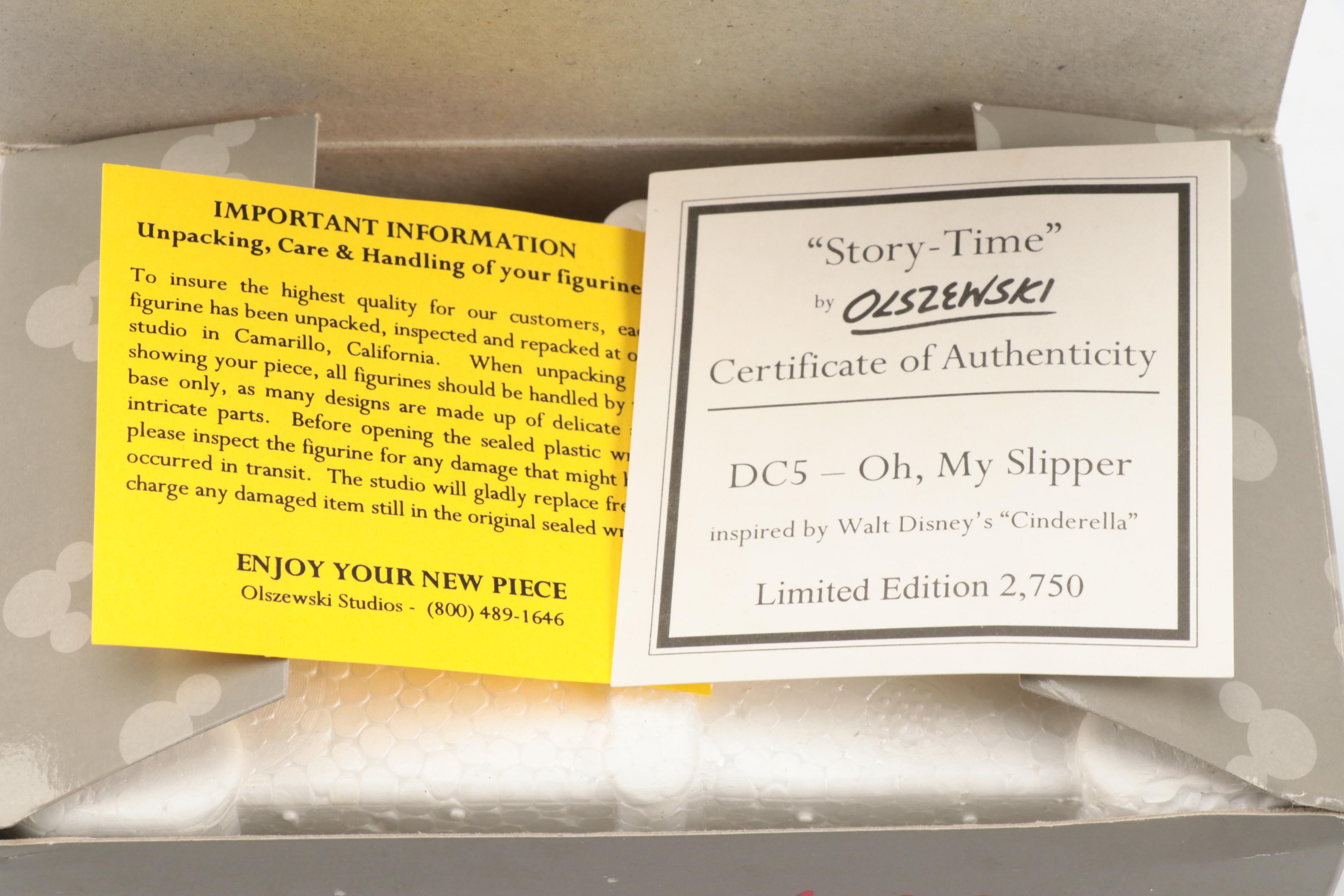 R. Olszewski Disney Showcase Collection "Oh, My Slipper" Figurine