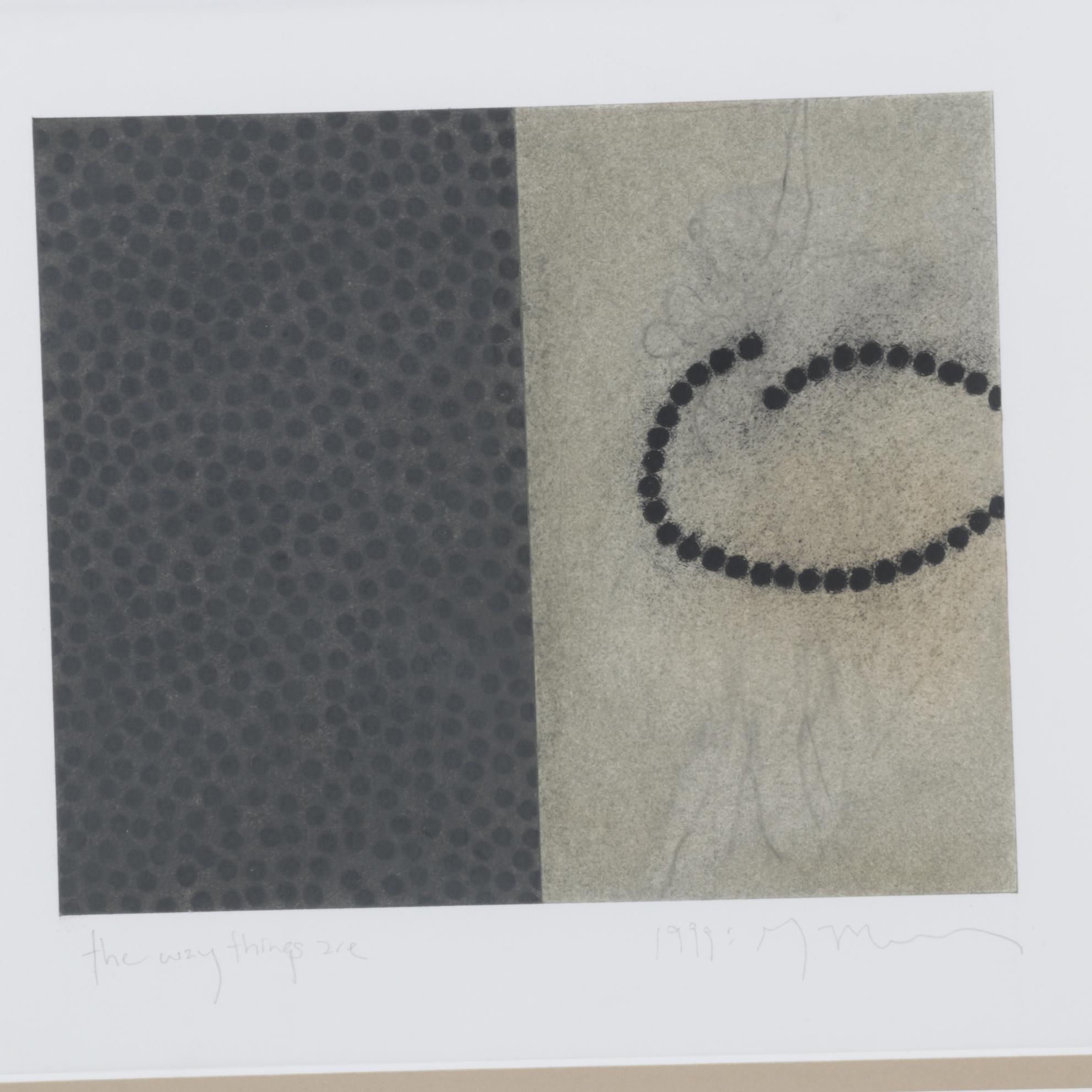 Greg Murr Pastel and Charcoal Drawing "The Way Things Are," 1999