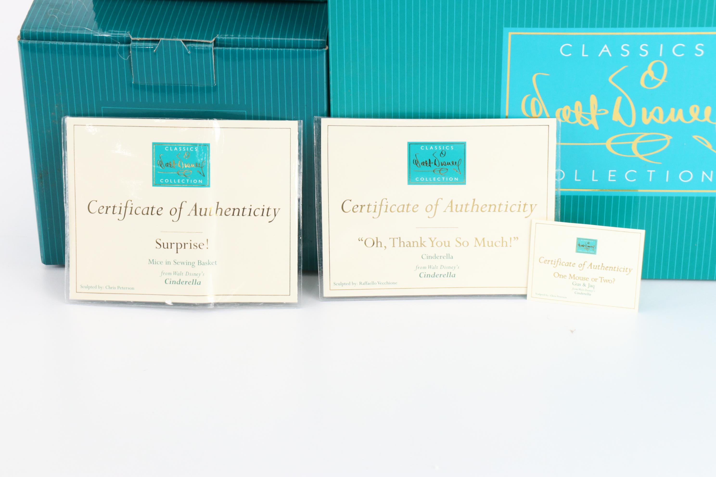 Walt Disney Classics Collection "Cinderella", "Surprise!" and More Figurines