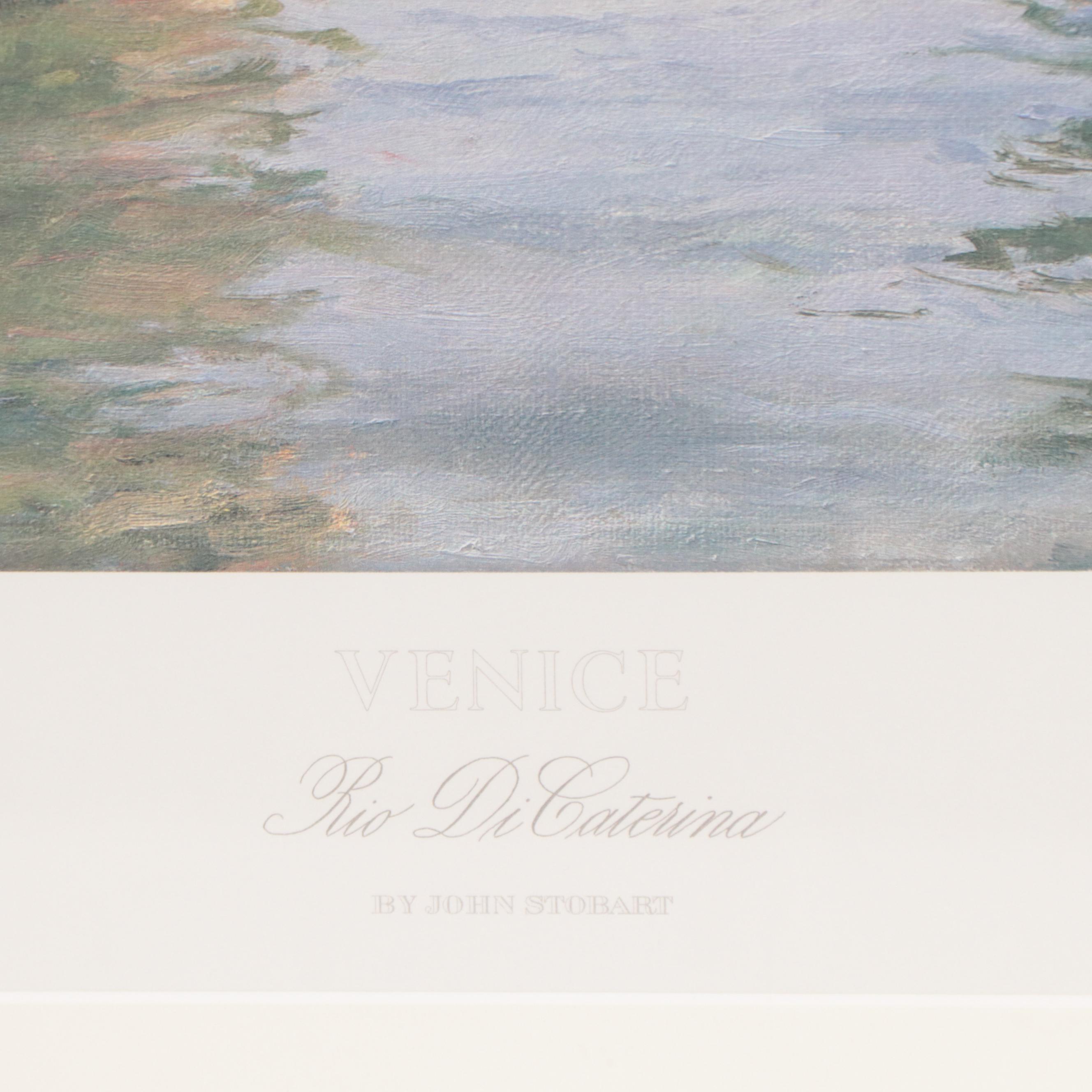 John Stobart Offset Lithograph "Venice," 2000