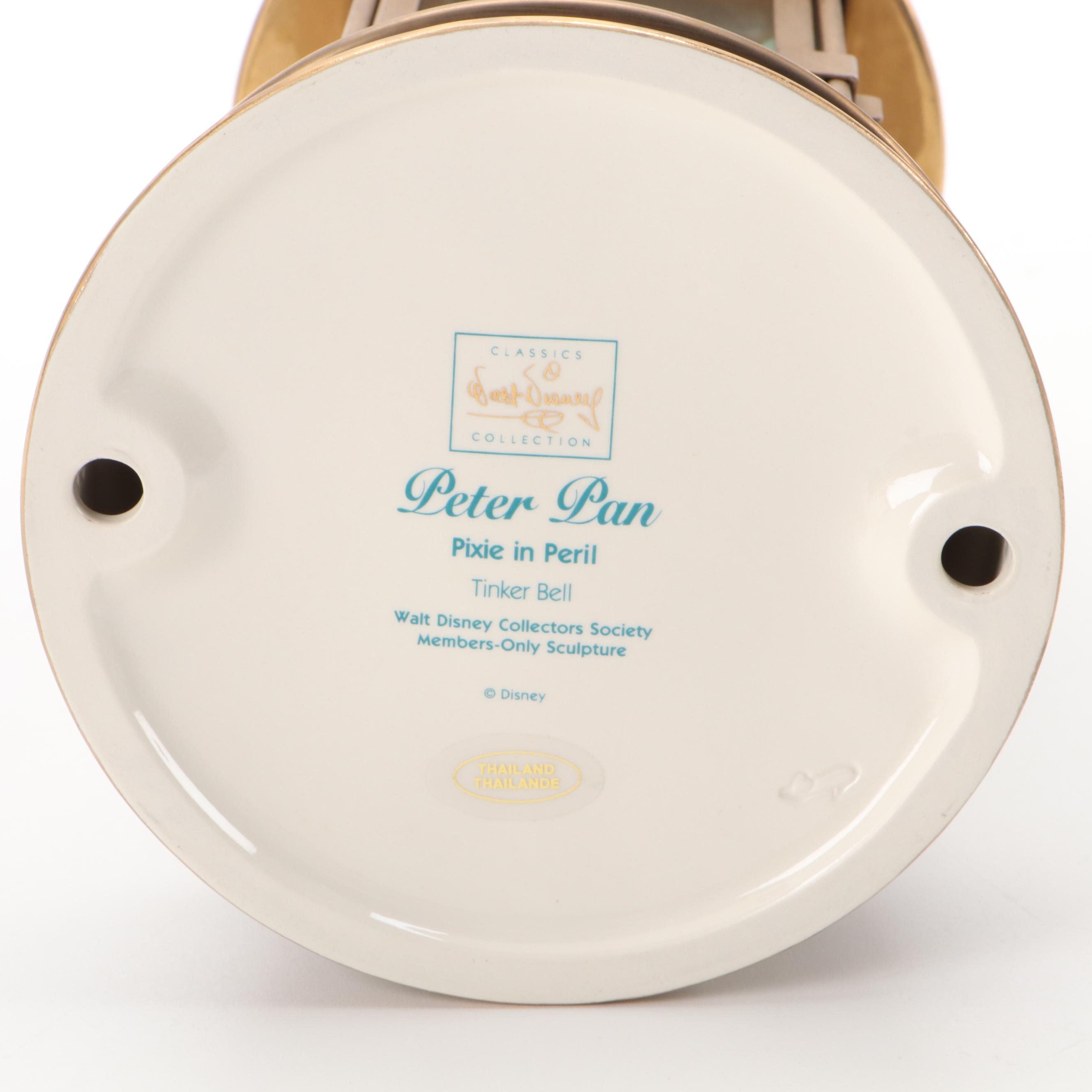 Walt Disney Collectors Society "Pixie in Peril" and More Peter Pan Figurines