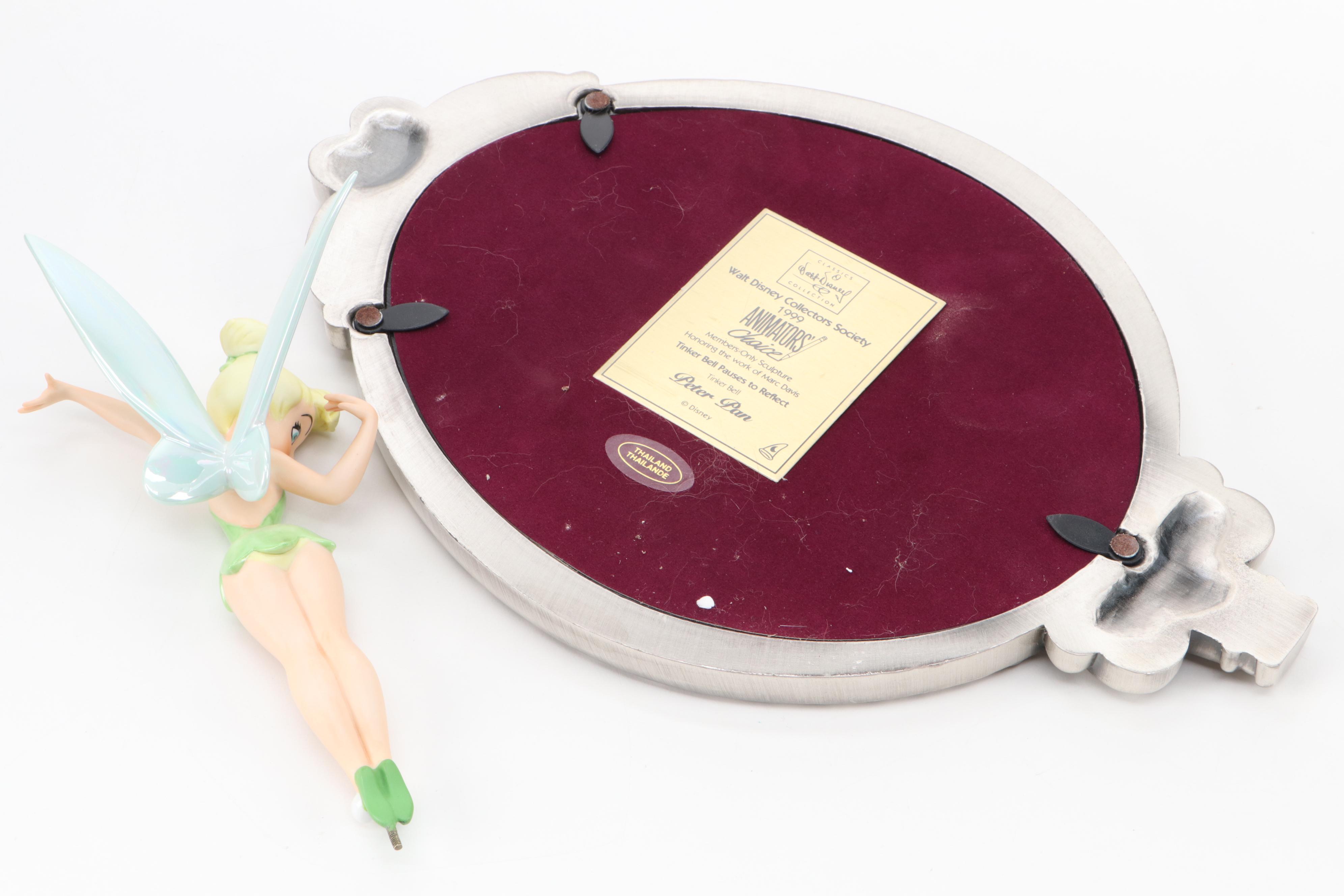 Walt Disney Collectors Society "Pixie in Peril" and More Peter Pan Figurines