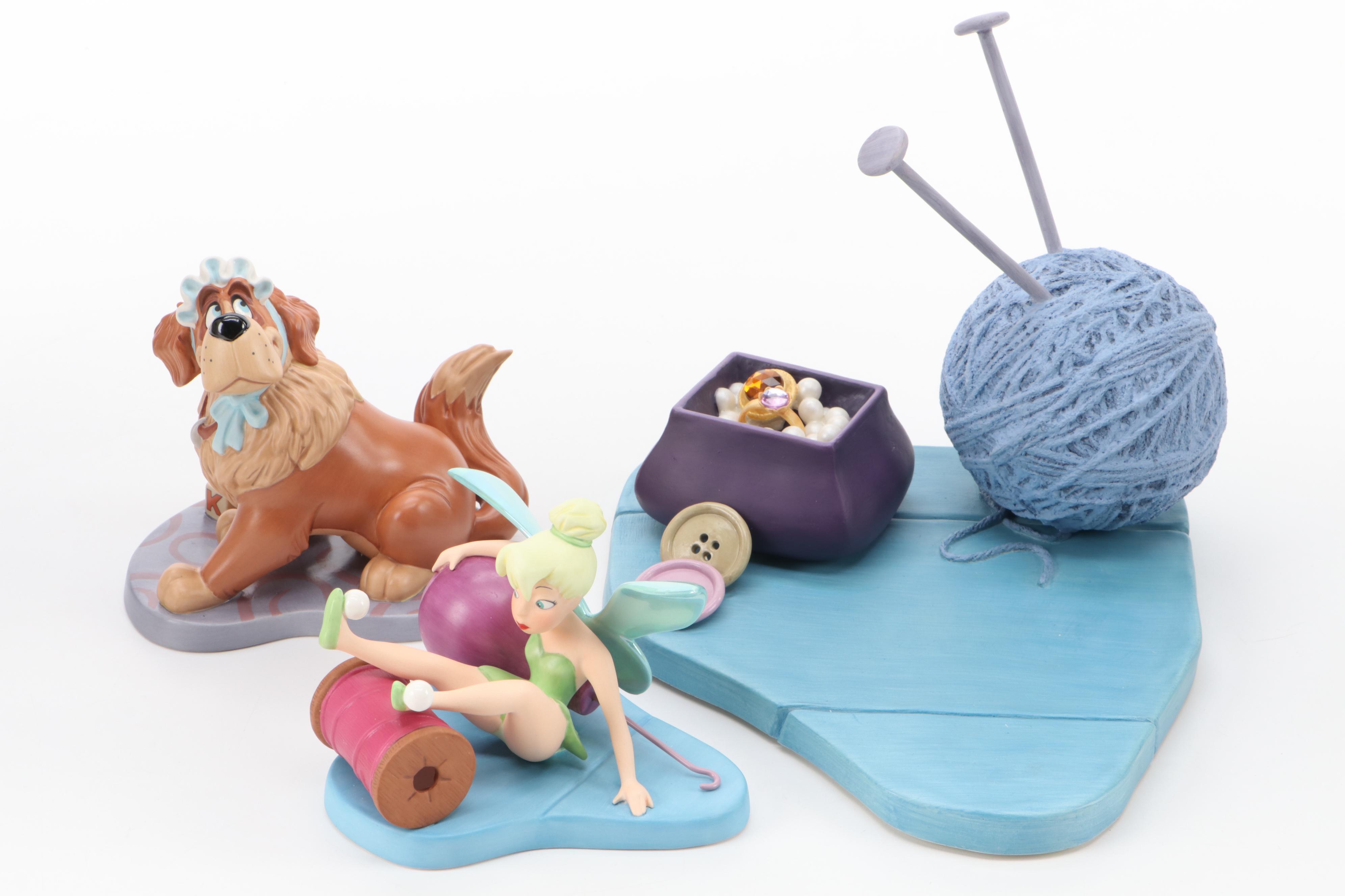 Walt Disney Collectors Society "Pixie in Peril" and More Peter Pan Figurines