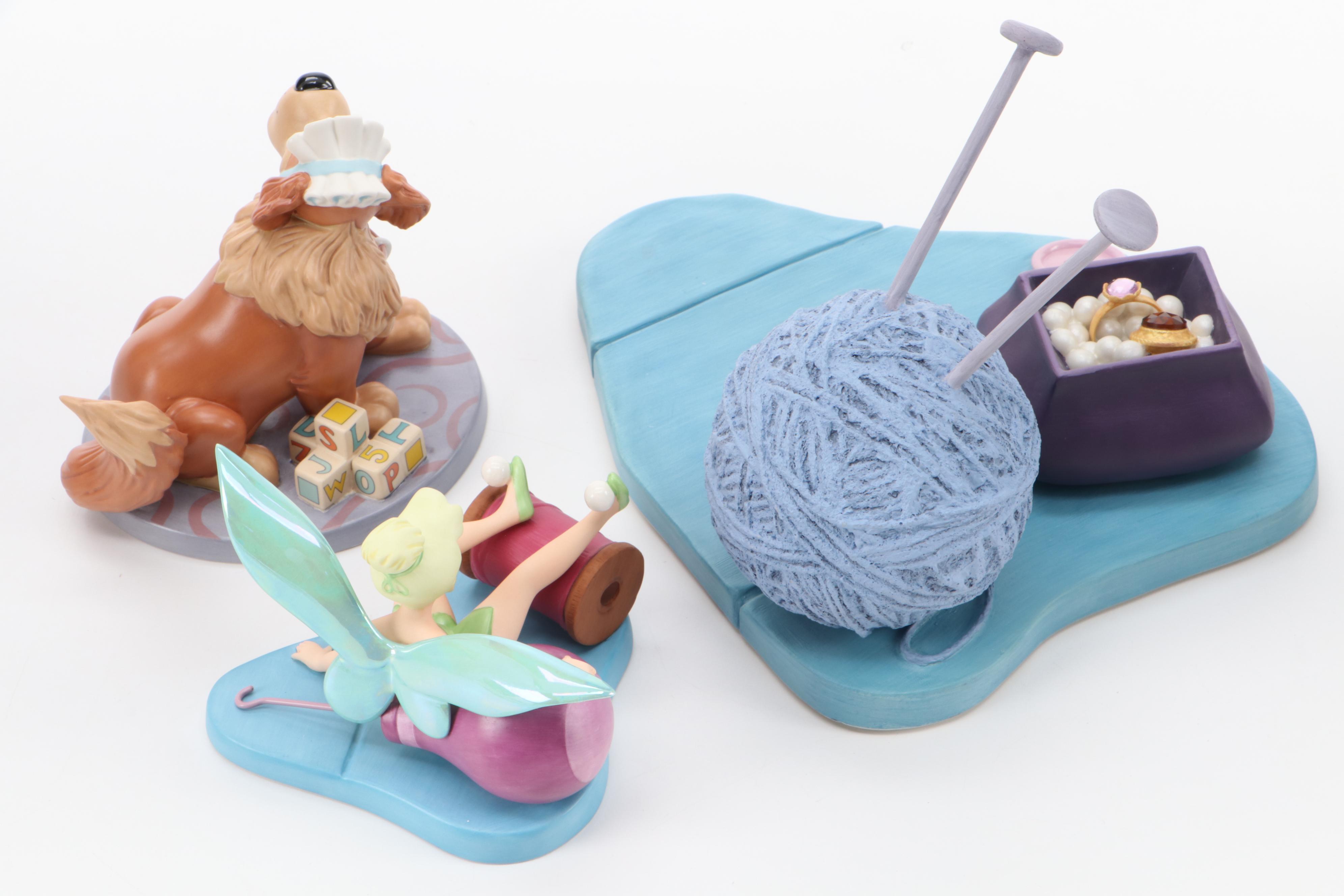 Walt Disney Collectors Society "Pixie in Peril" and More Peter Pan Figurines