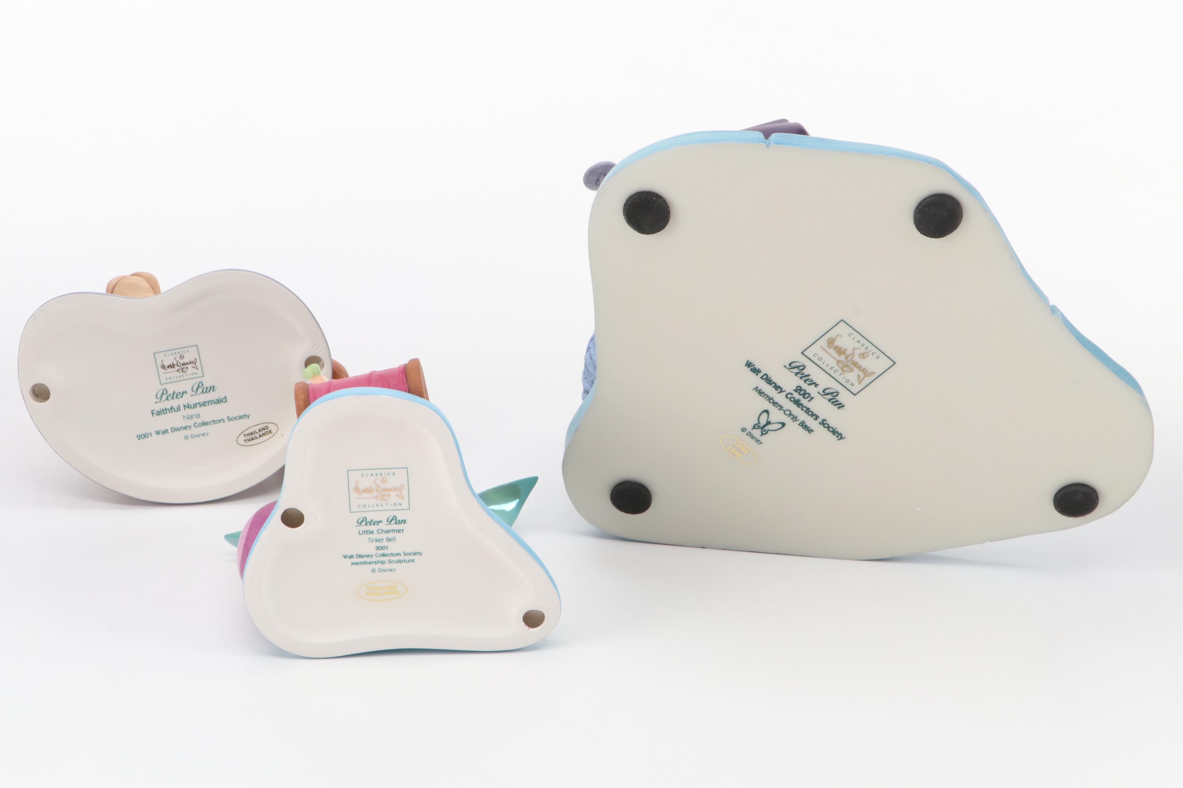 Walt Disney Collectors Society "Pixie in Peril" and More Peter Pan Figurines