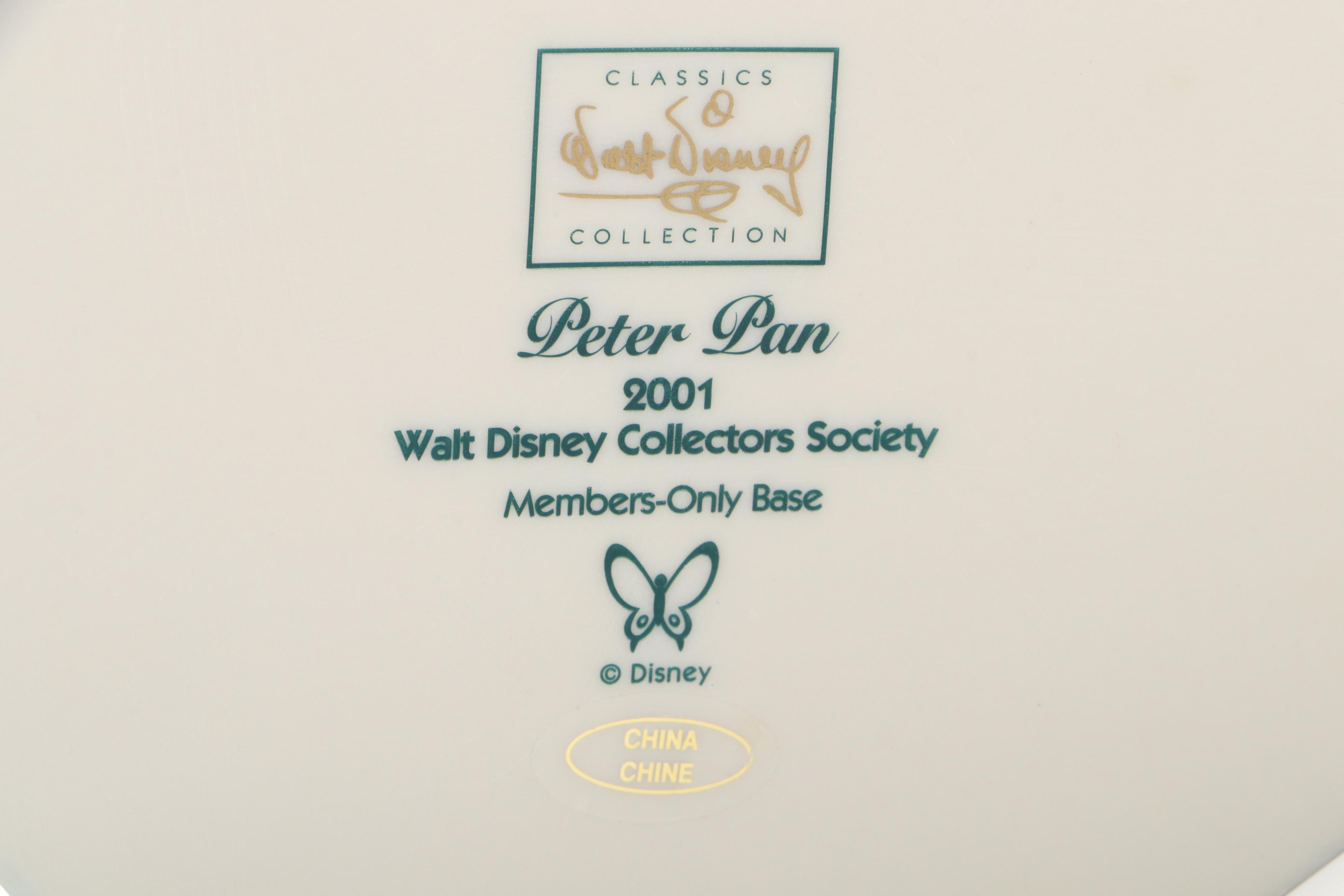 Walt Disney Collectors Society "Pixie in Peril" and More Peter Pan Figurines