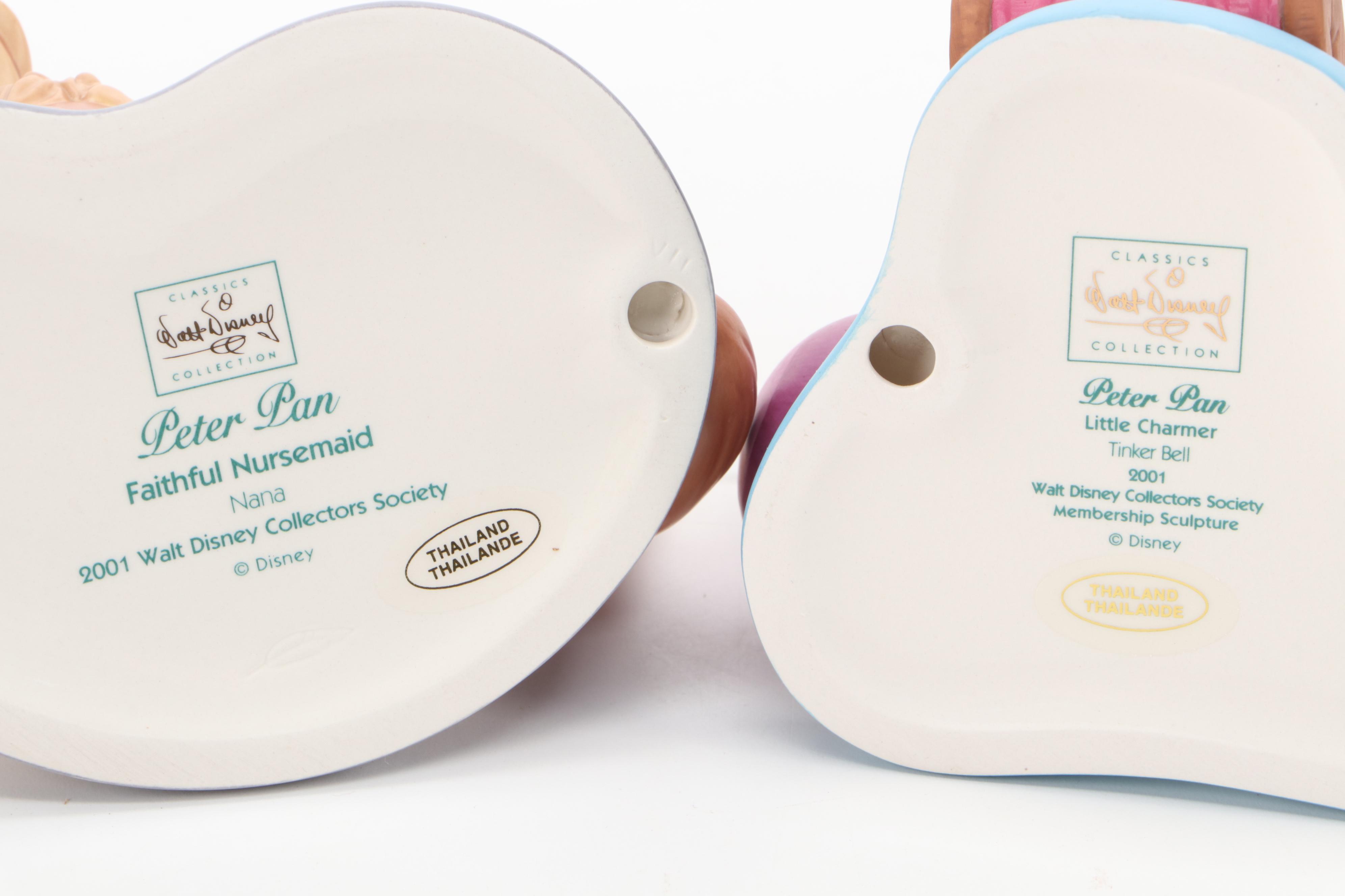 Walt Disney Collectors Society "Pixie in Peril" and More Peter Pan Figurines