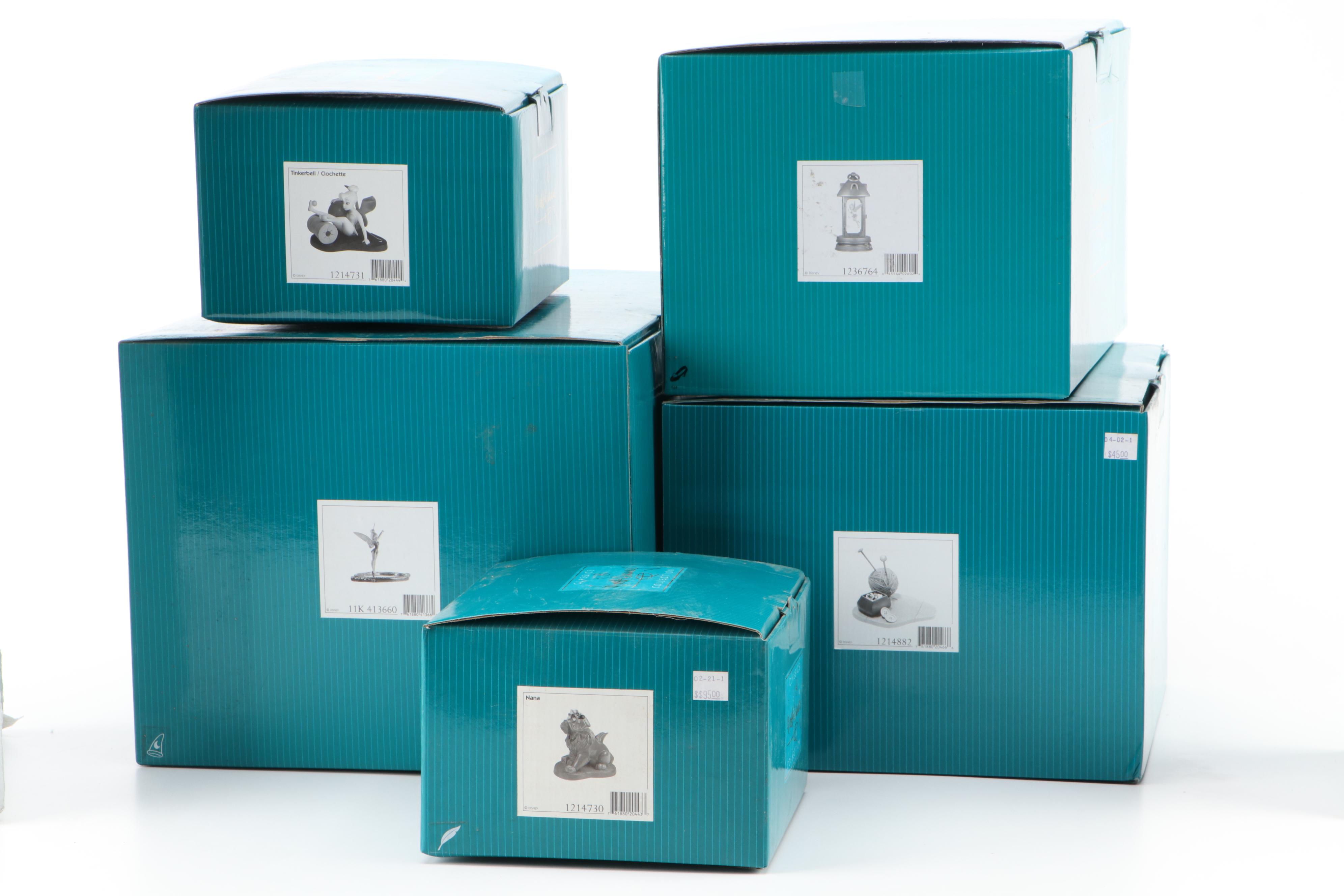 Walt Disney Collectors Society "Pixie in Peril" and More Peter Pan Figurines