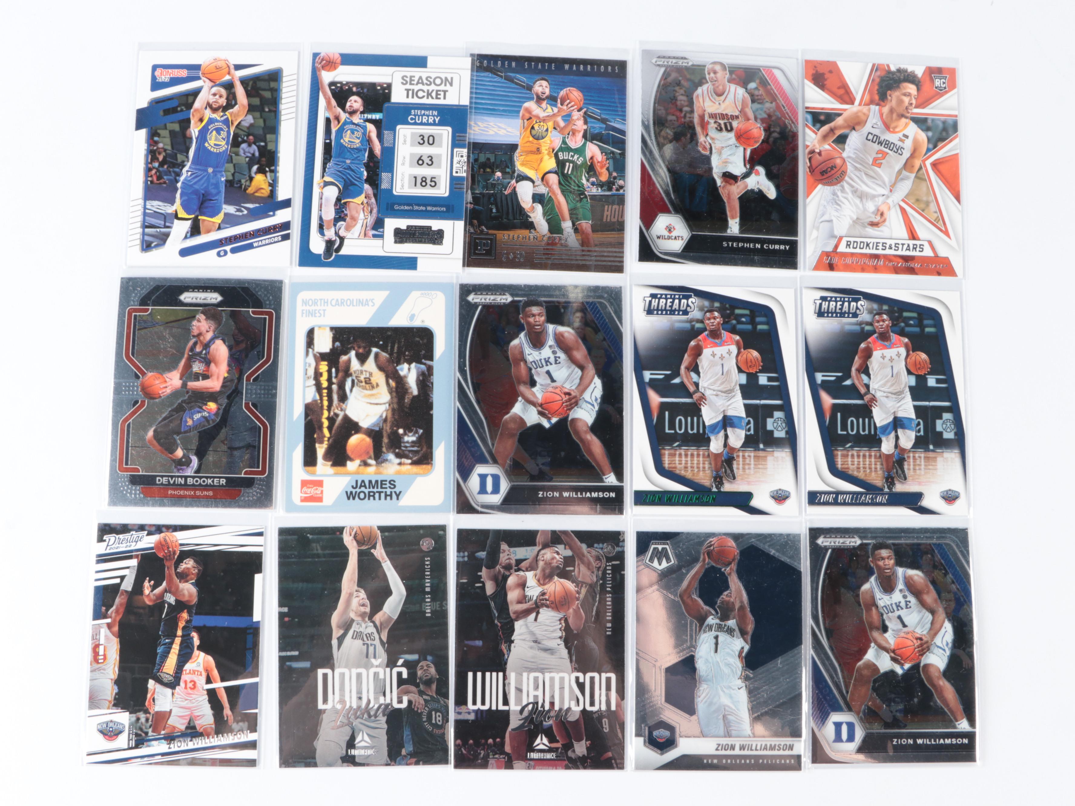 Larry Bird with Magic Johnson Graded Basketball Cards and More, 1970s–2020s