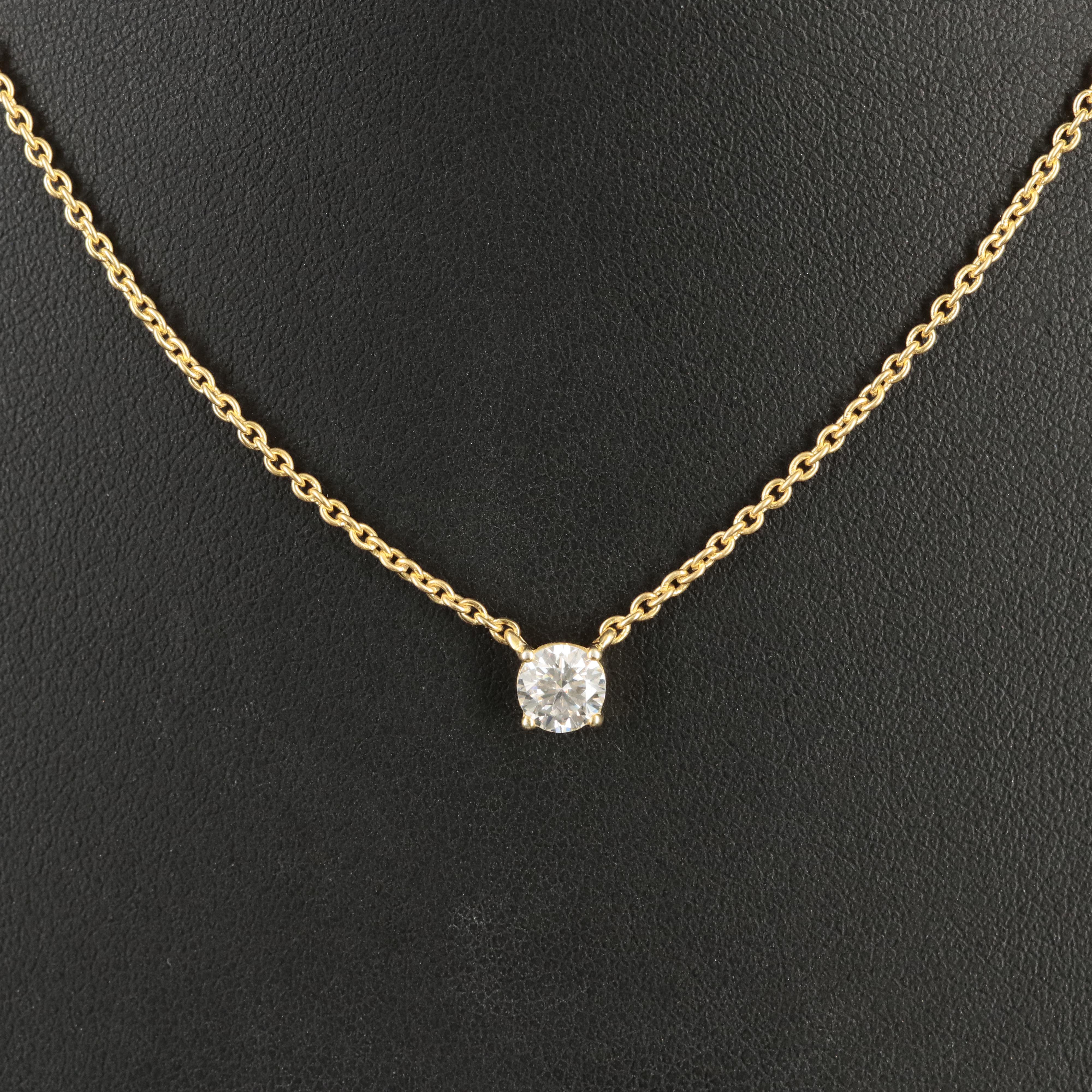 Sterling Moissanite Necklace