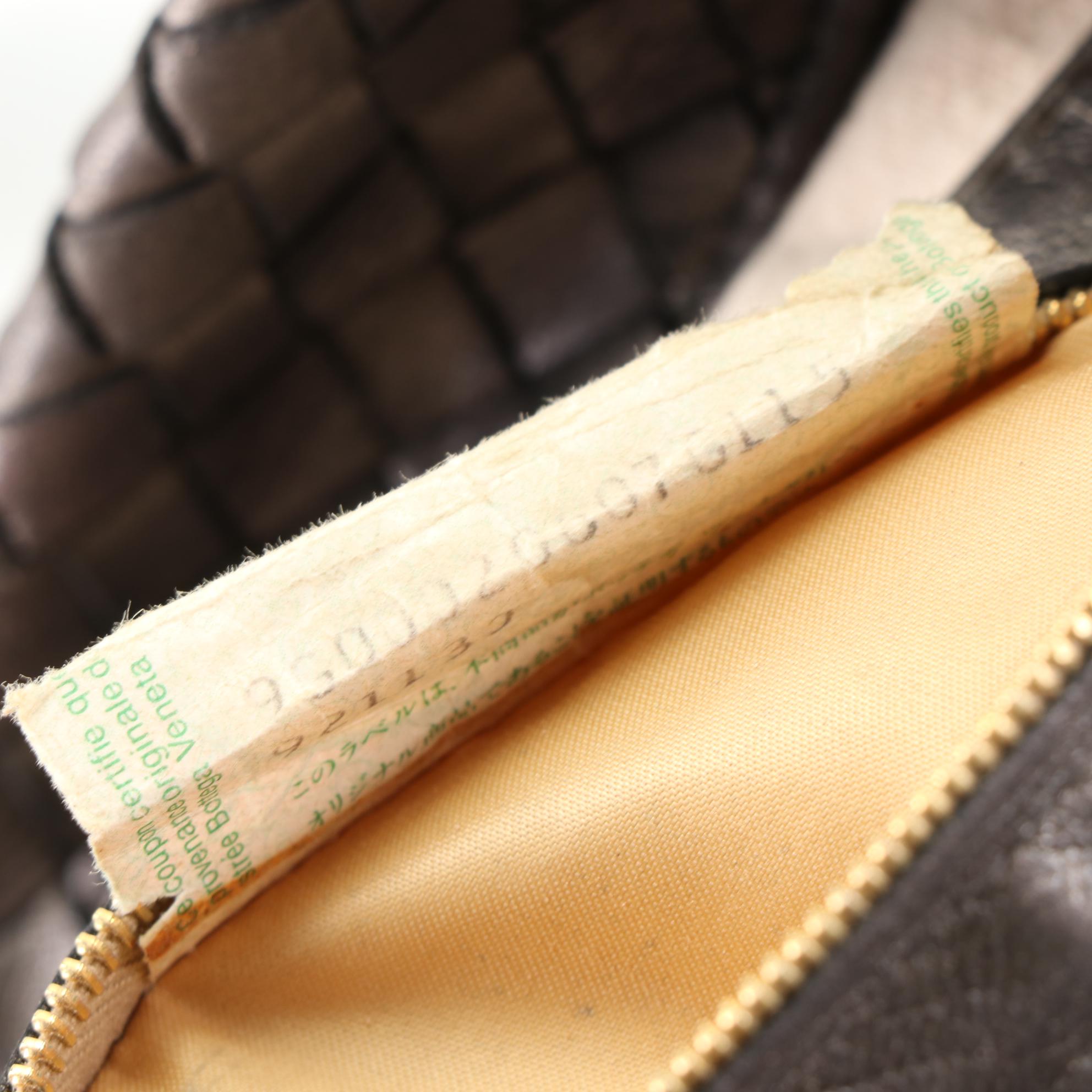 Bottega Veneta Metallic Intrecciato Leather Handbag