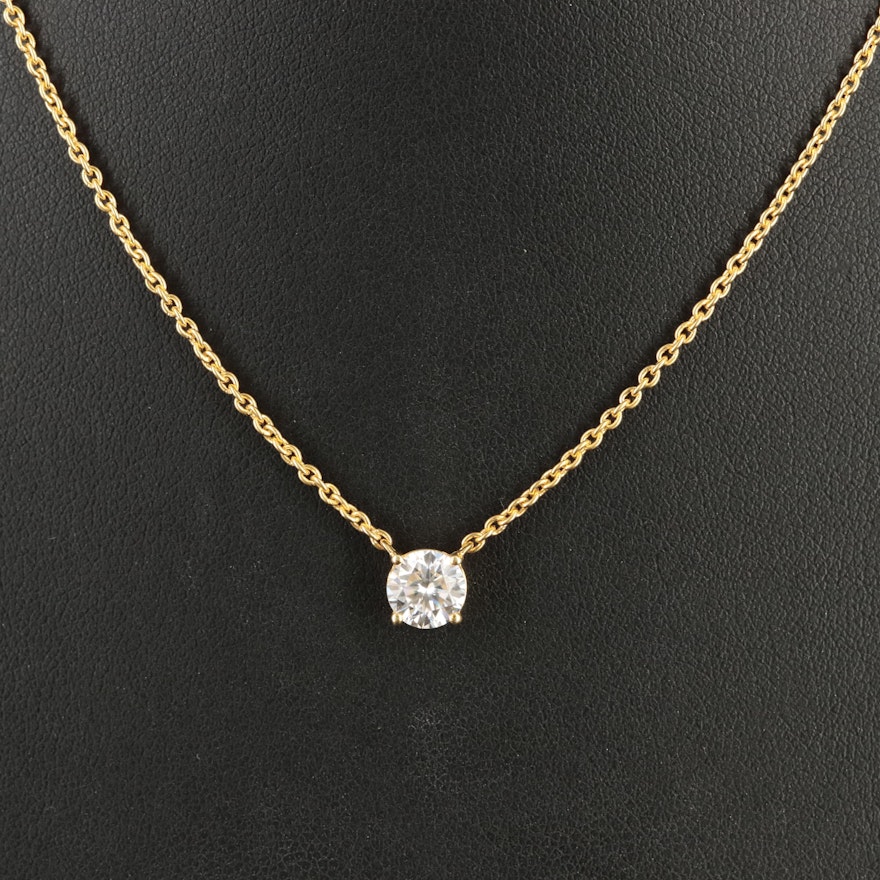 Sterling Moissanite Necklace