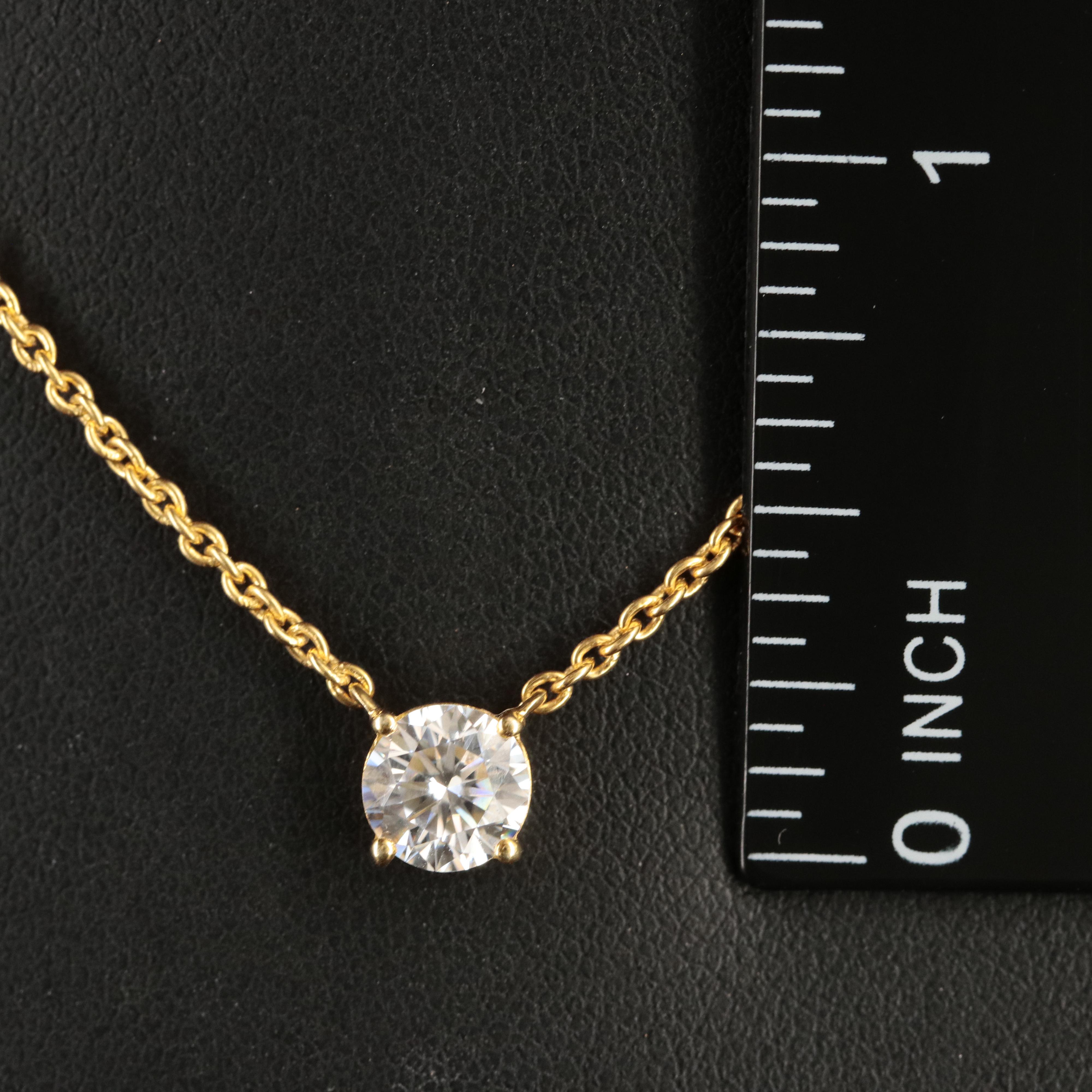 Sterling Moissanite Necklace