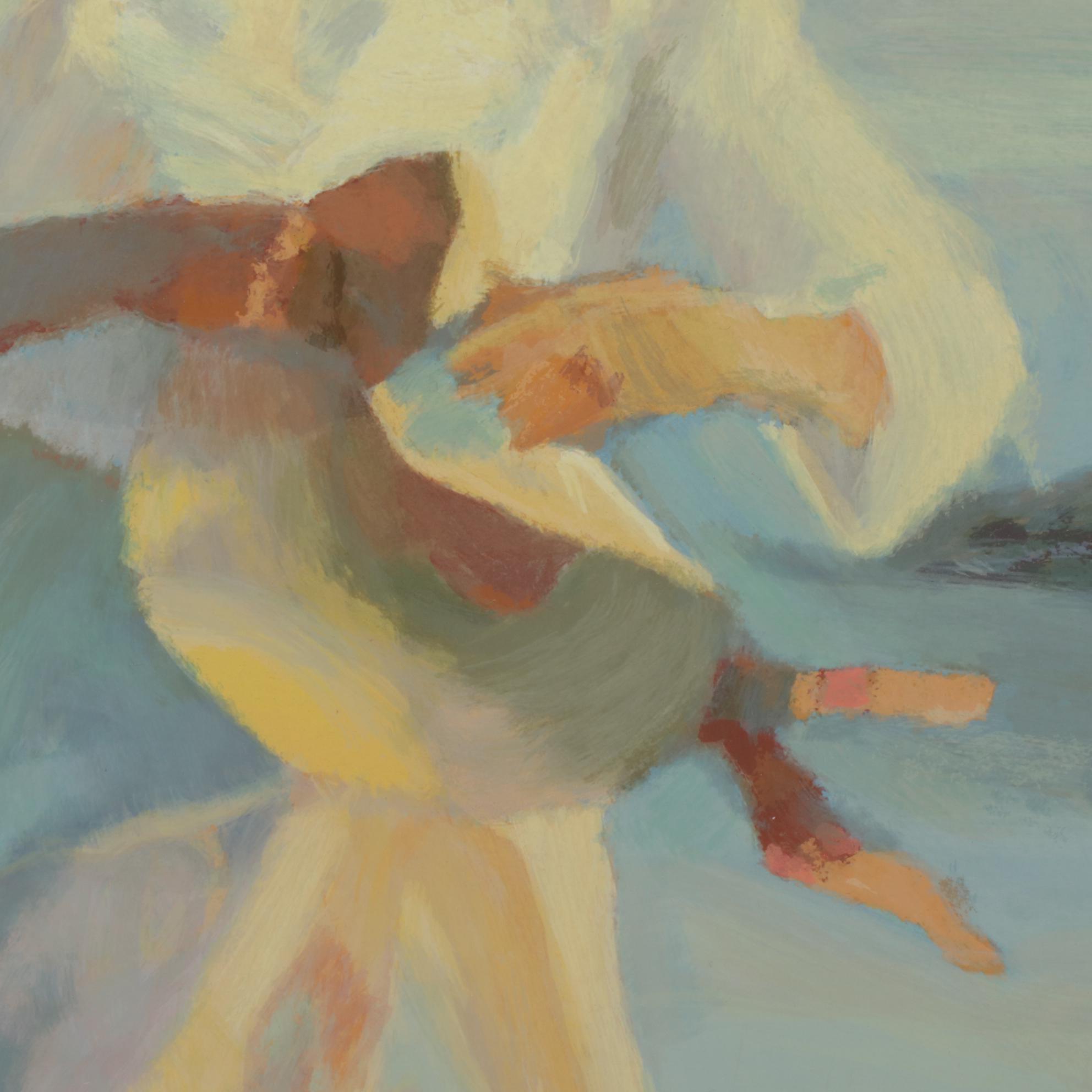 Don Hatfield Serigraph "Peaceful Days," Circa 1989