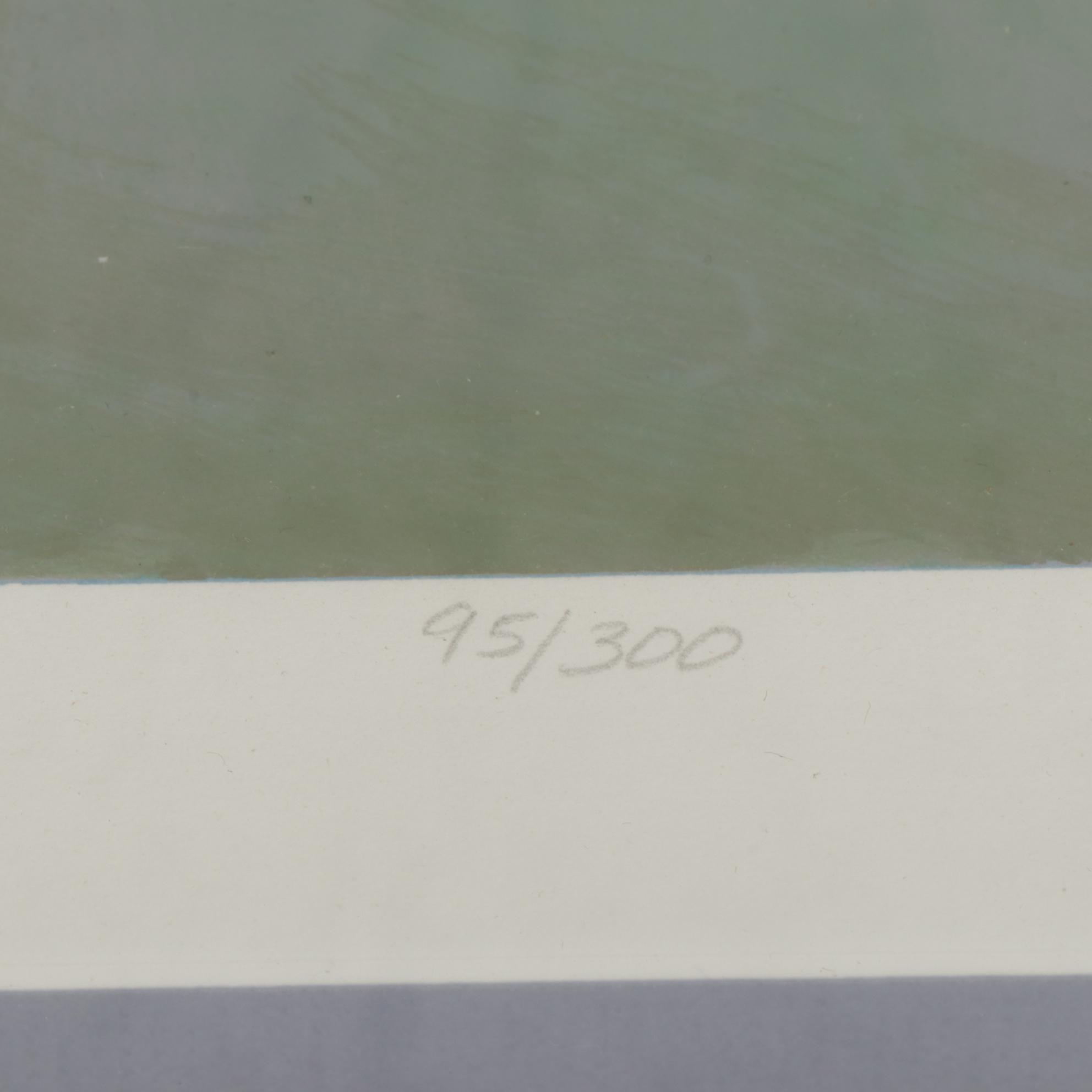 Don Hatfield Serigraph "Peaceful Days," Circa 1989