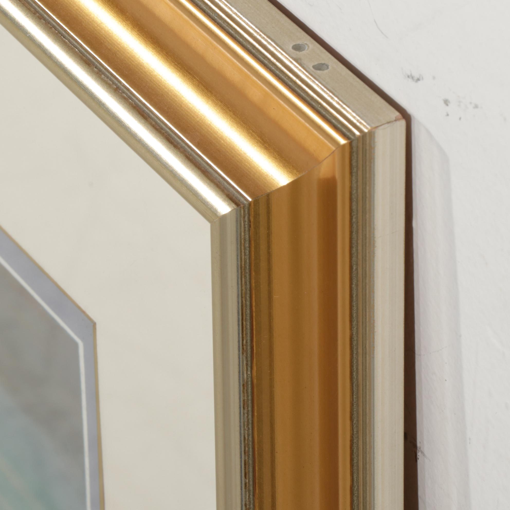 Don Hatfield Serigraph "Peaceful Days," Circa 1989