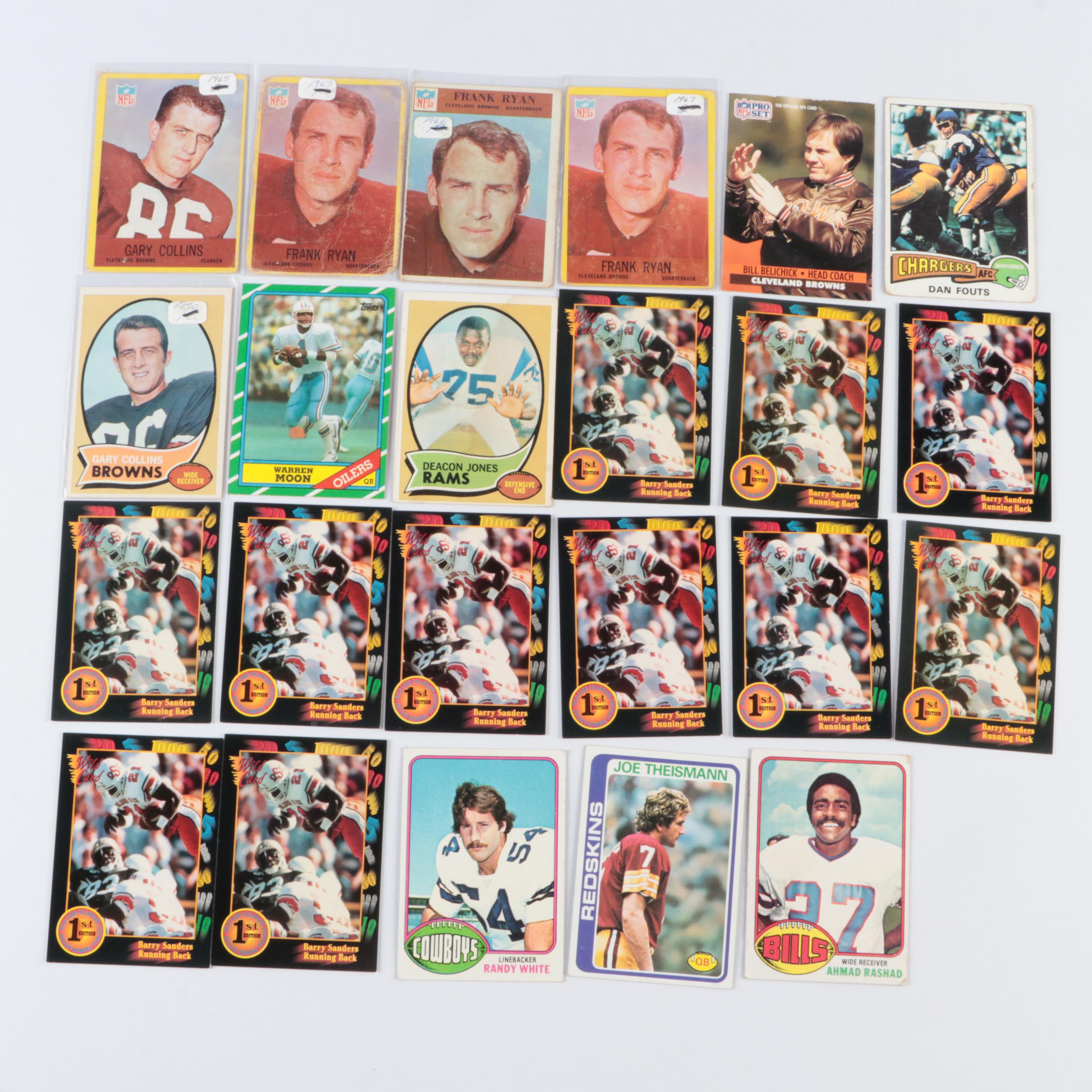 Topps with More Football Cards, Johnny Unitas, Bart Starr and More, 1960s–1990s