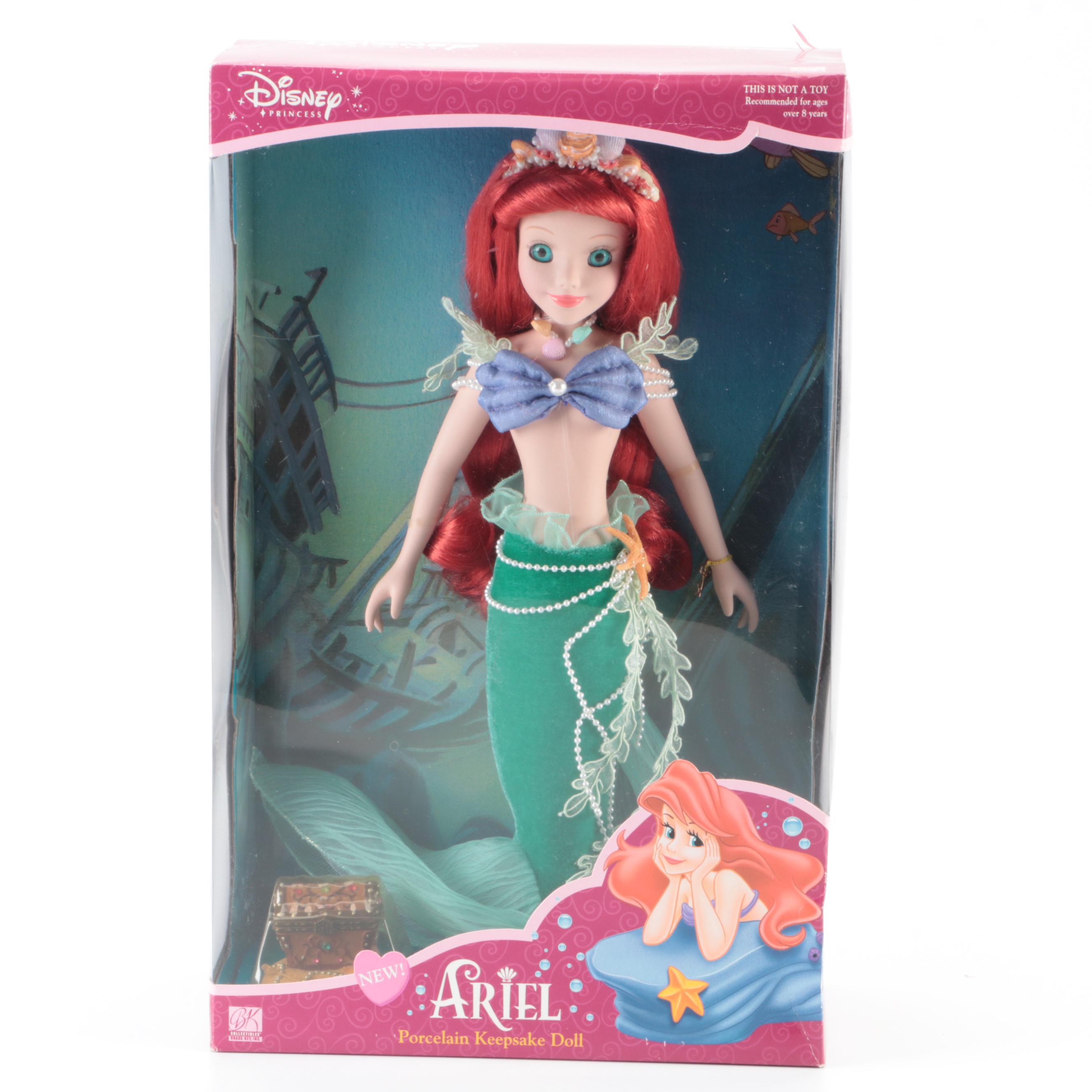 BK Collectibles Disney Princess Collection with Cinderella, Ariel and Snow White
