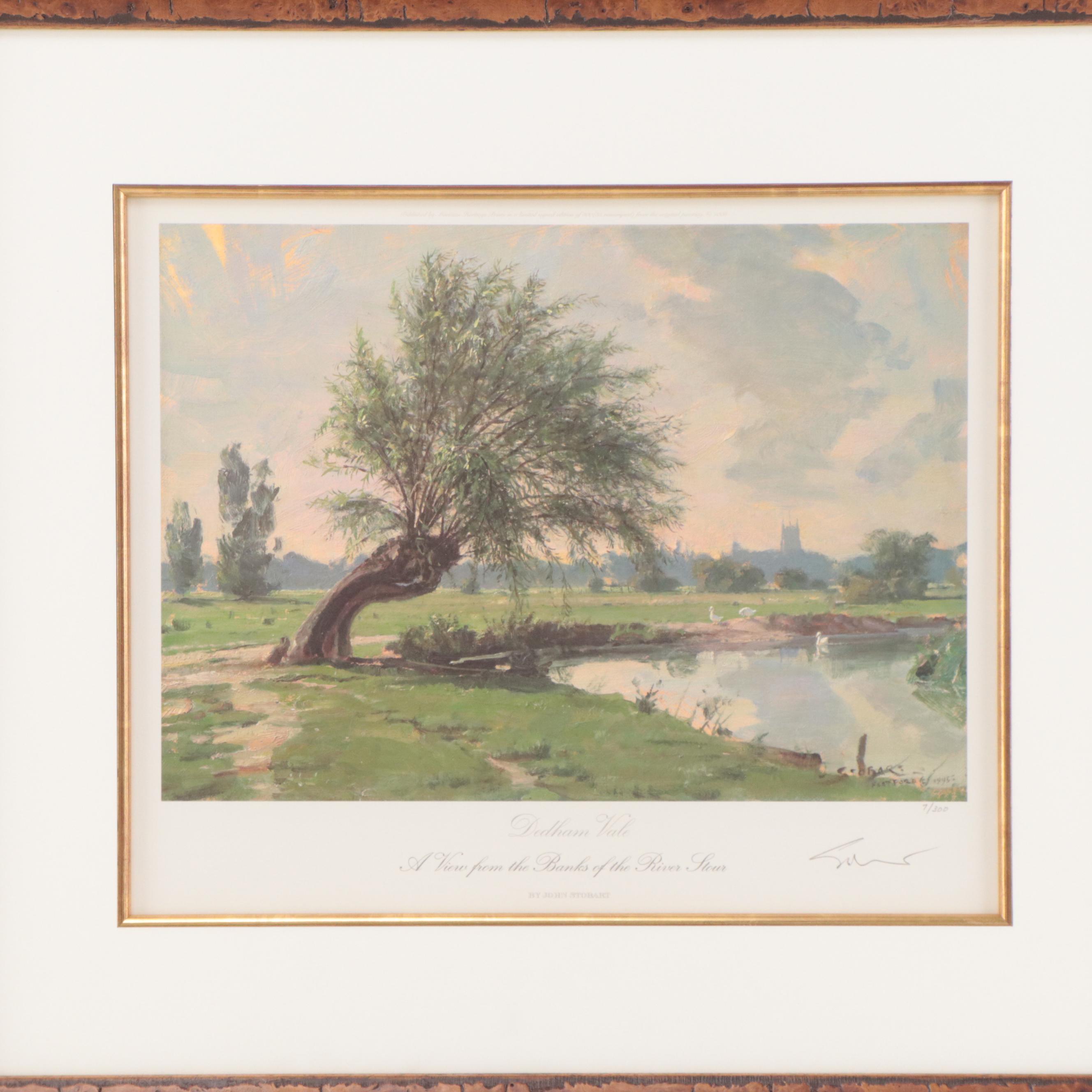 John Stobart Offset Lithograph "Dedham Vale," 2008