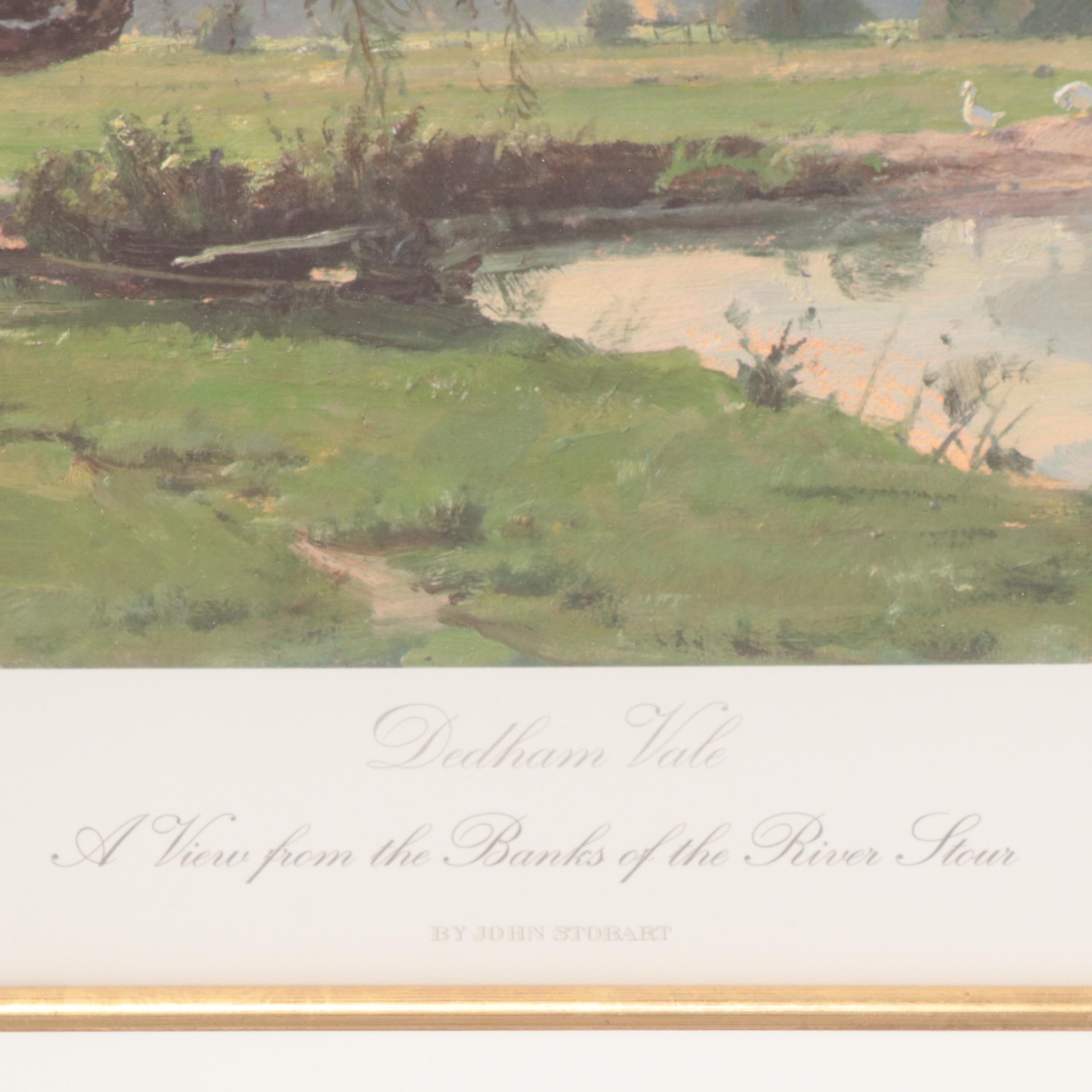 John Stobart Offset Lithograph "Dedham Vale," 2008
