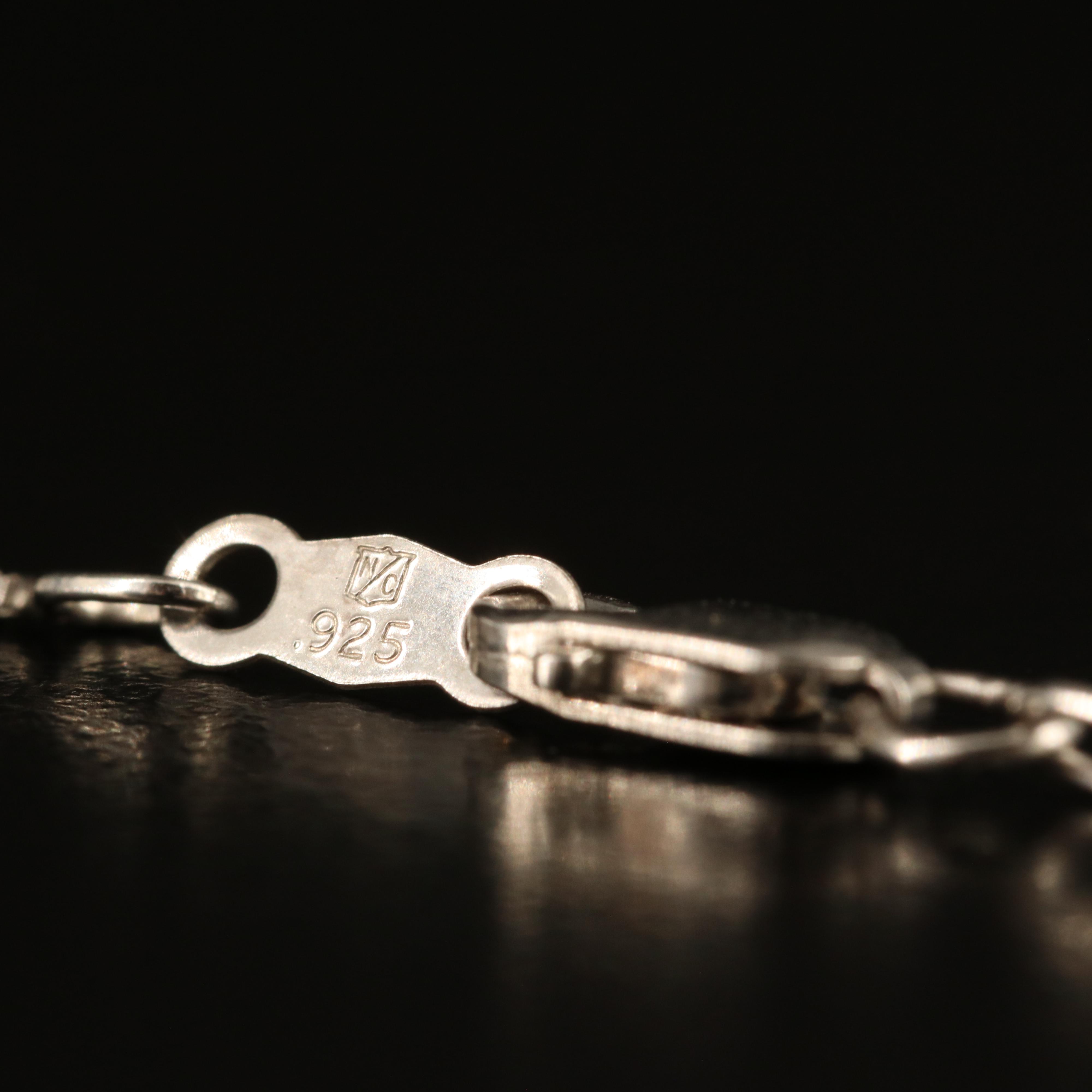 Sterling White Sapphire Angel Shimmer Necklace with 10K Rose Gold Accents