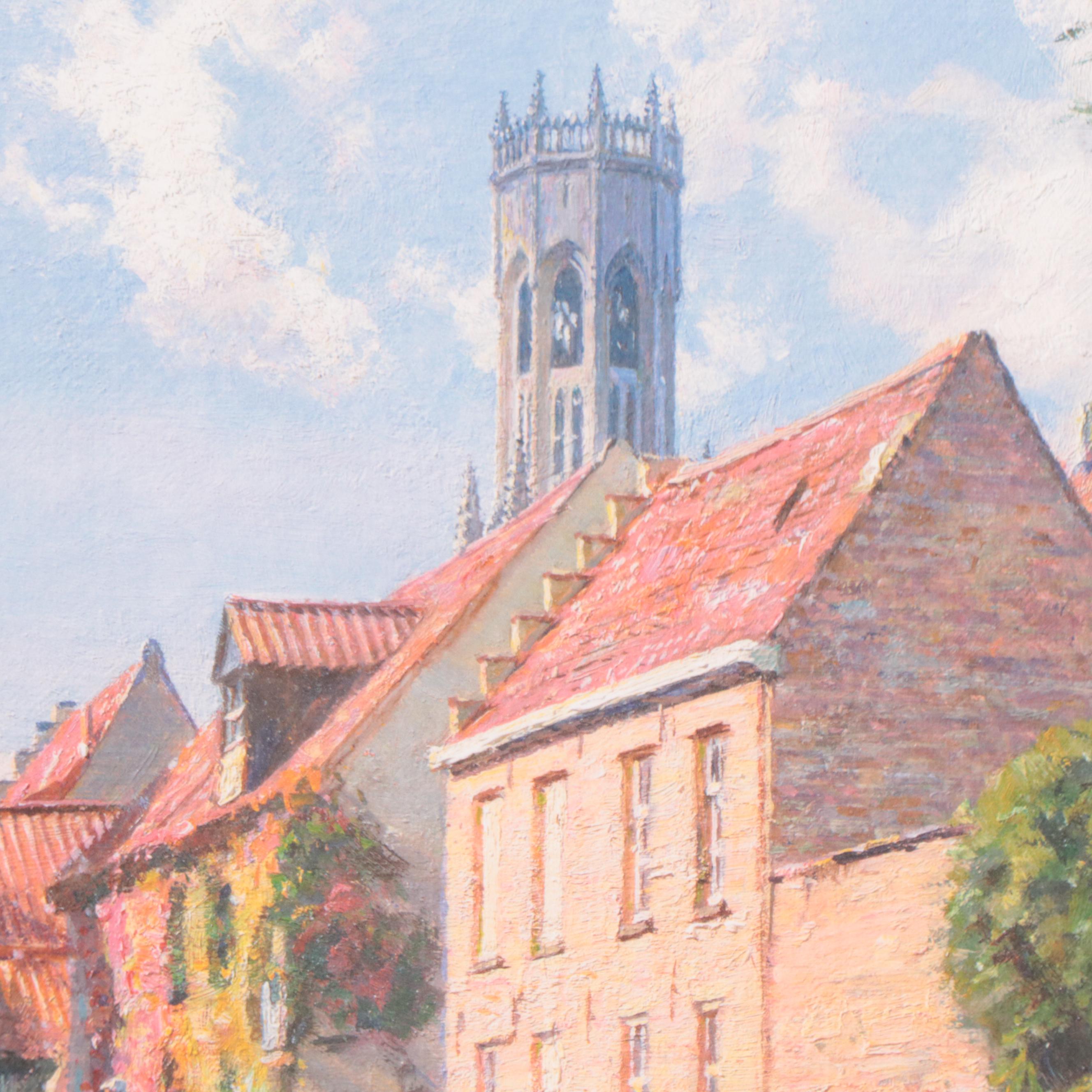 John Stobart Offset Lithograph "Bruges," 2005