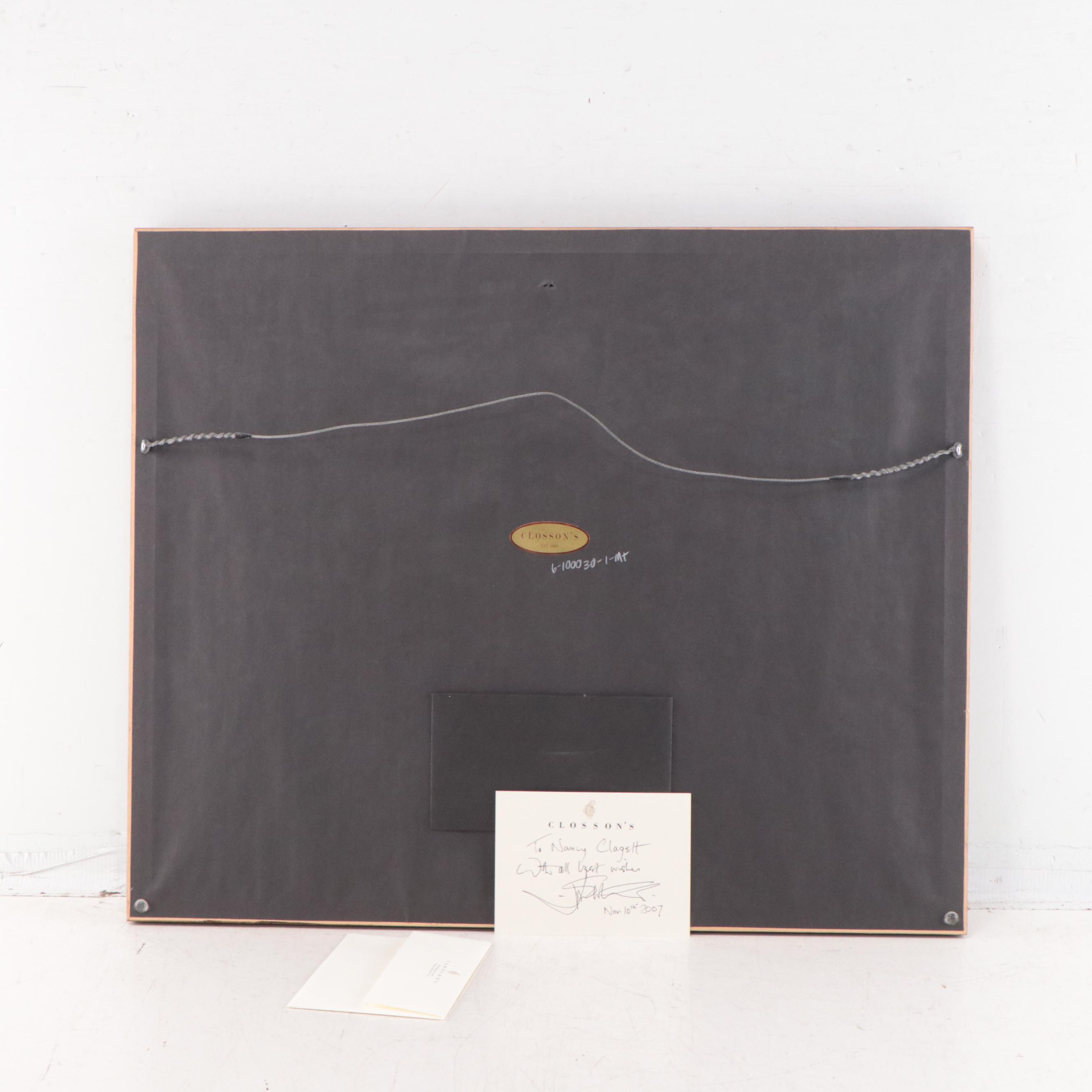 John Stobart Offset Lithograph "Bruges," 2005