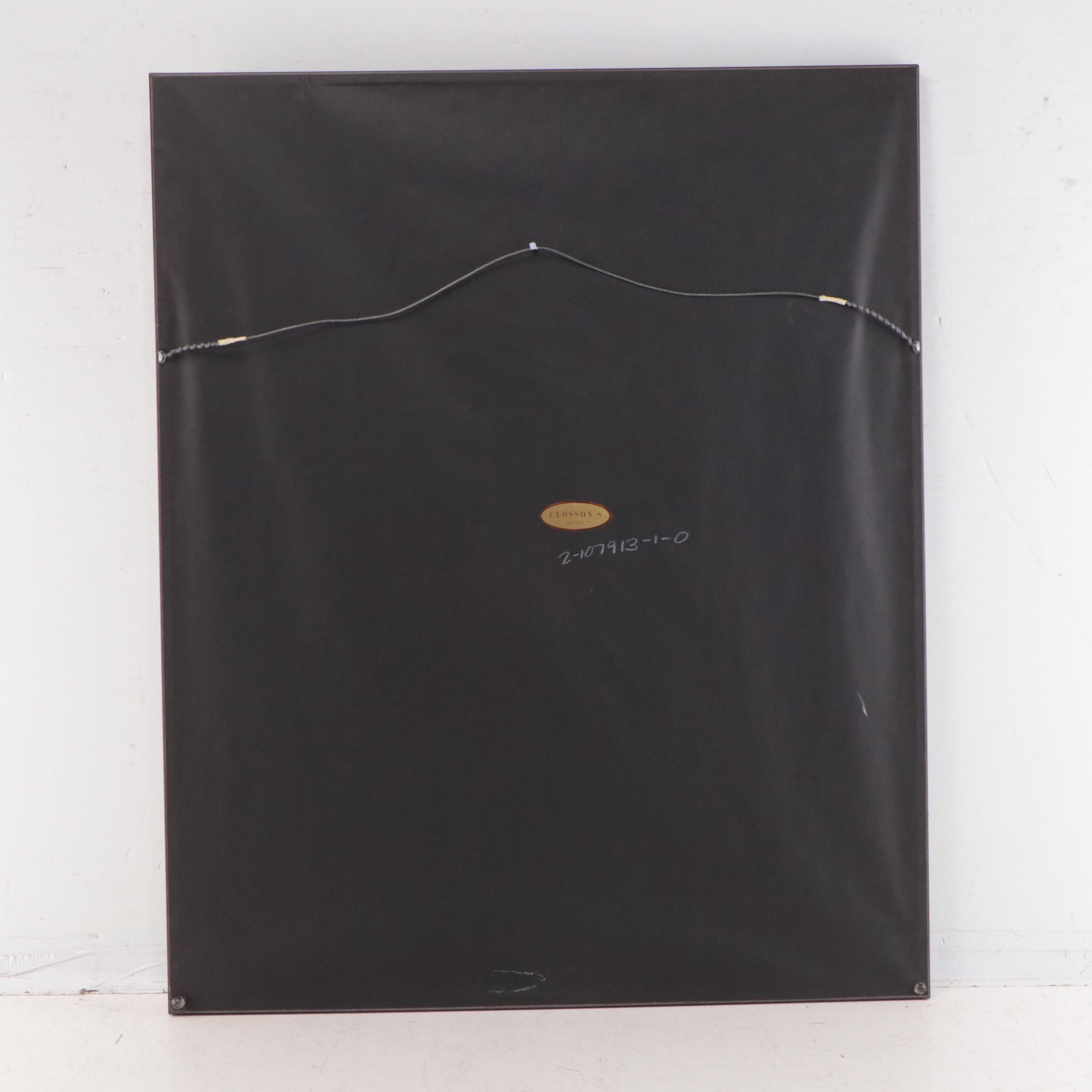 John A. Ruthven Offset Lithograph "Snow Dance: Red-Crowned Cranes"