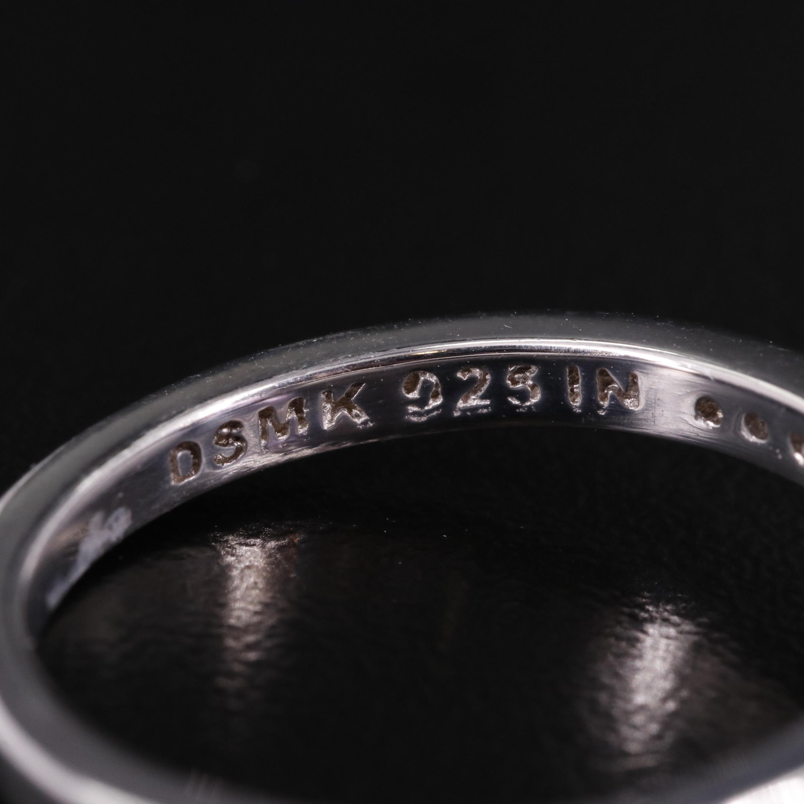 Sterling Amethyst and White Topaz Ring