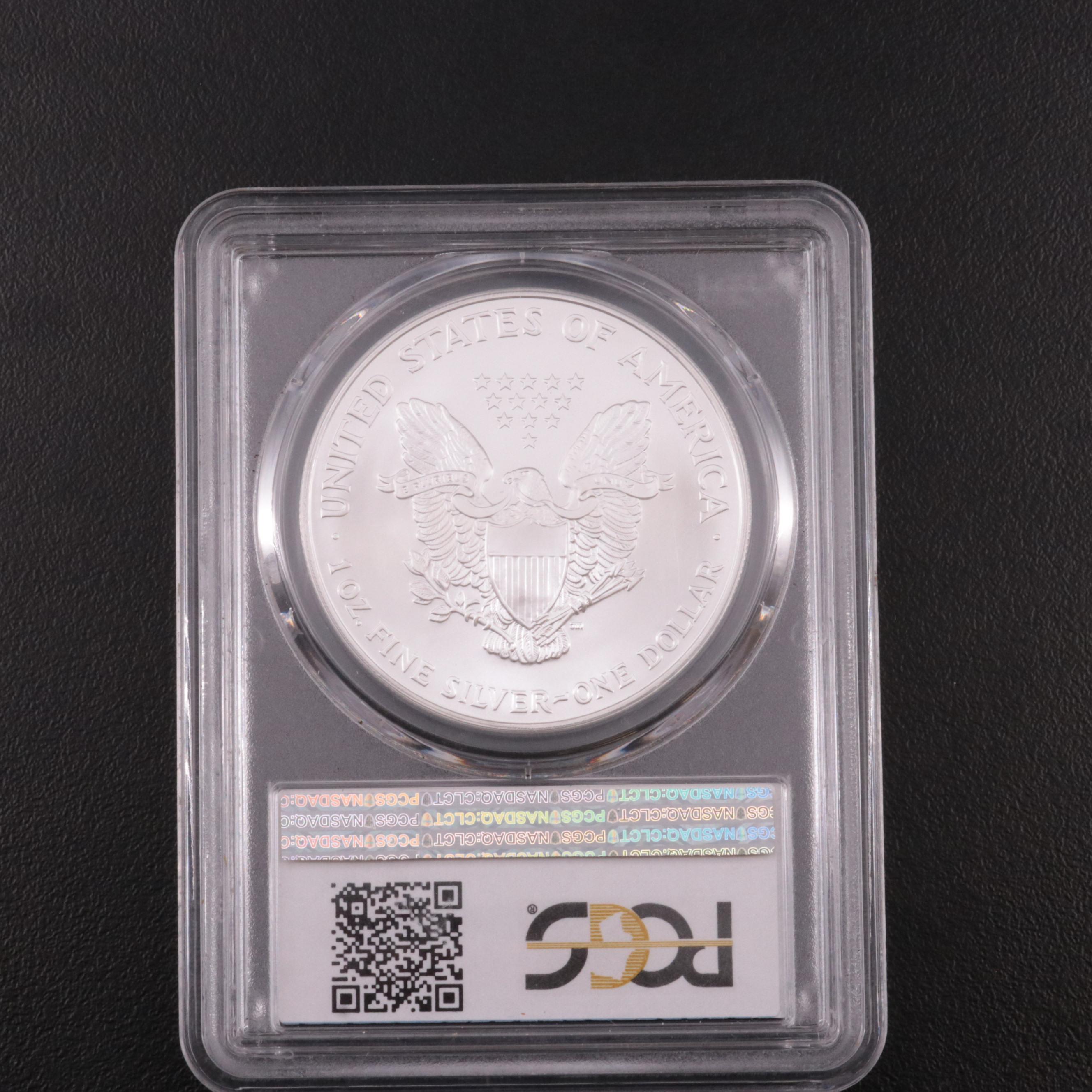 PCGS Graded MS69 2005 American Silver Eagle