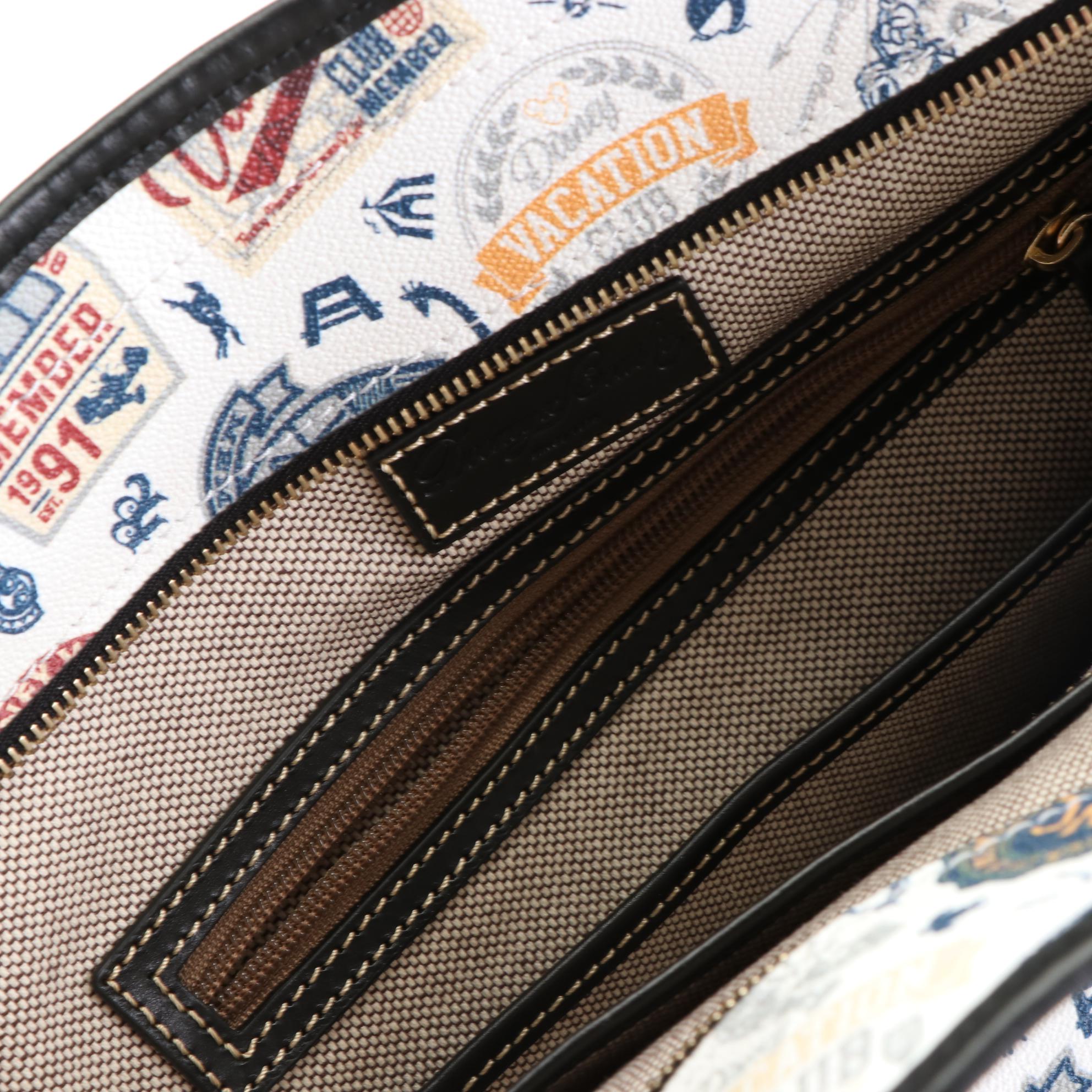 Disney Dooney & Bourke Tote in Disney Vacation Club Coated Canvas