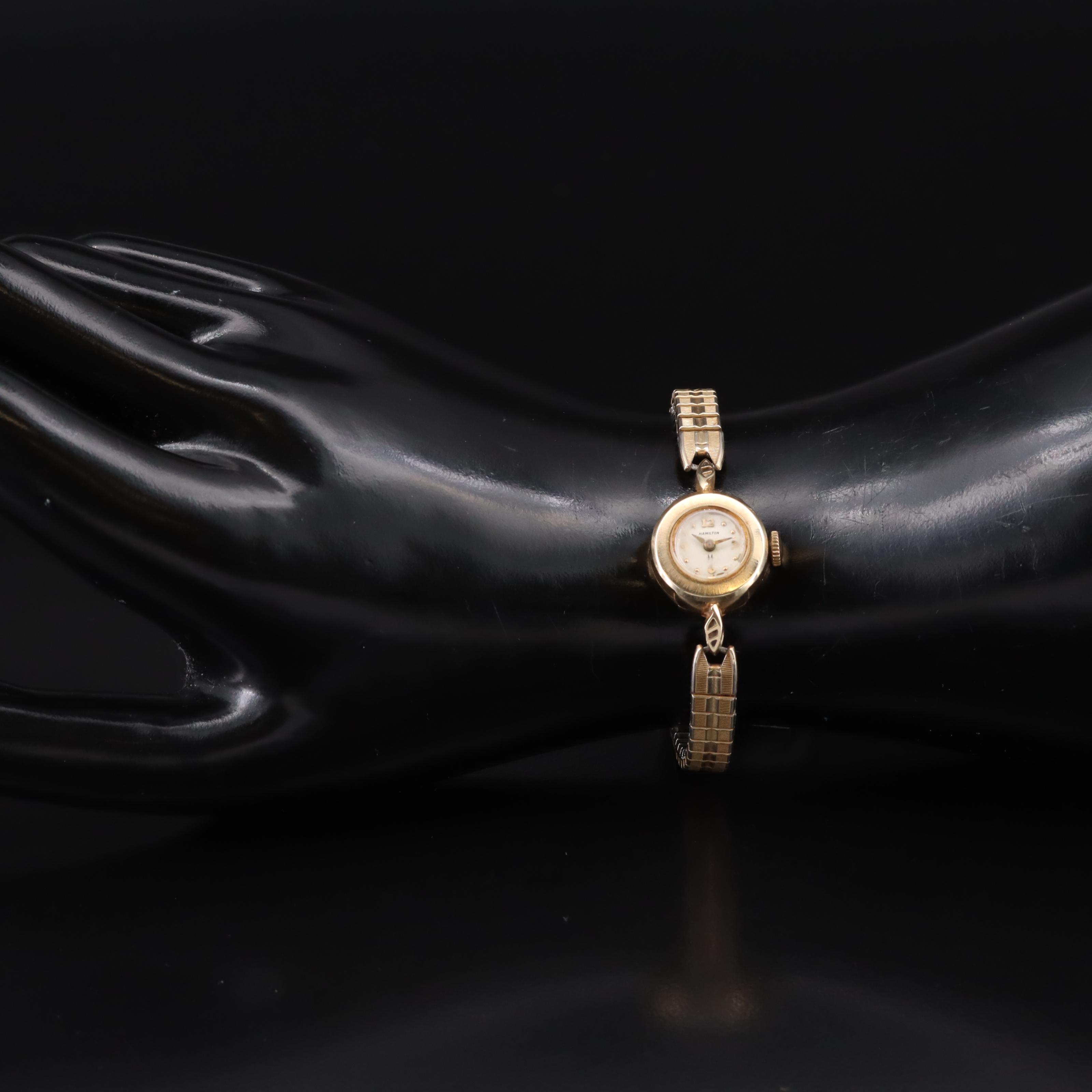 Vintage 14K Hamilton Watch