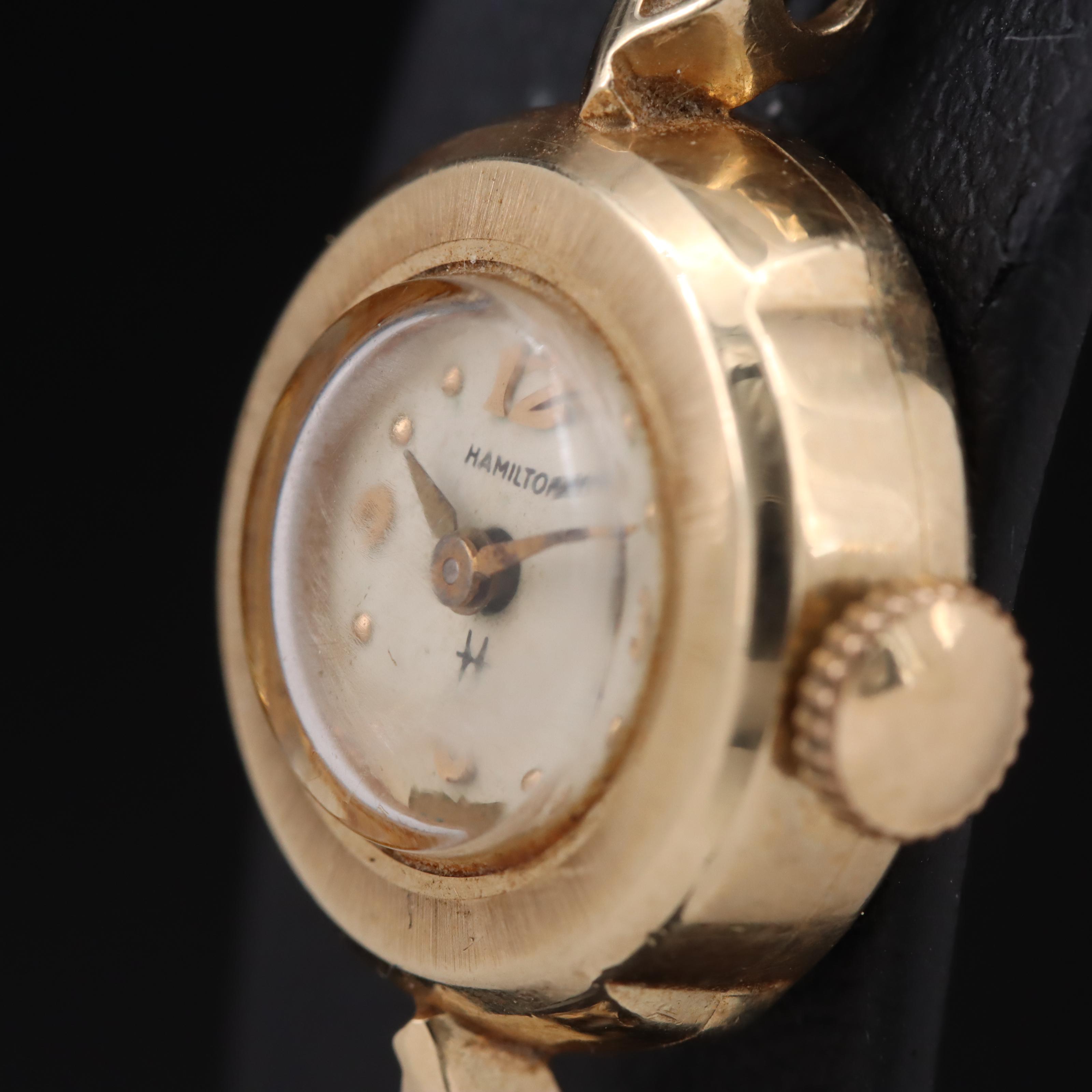 Vintage 14K Hamilton Watch